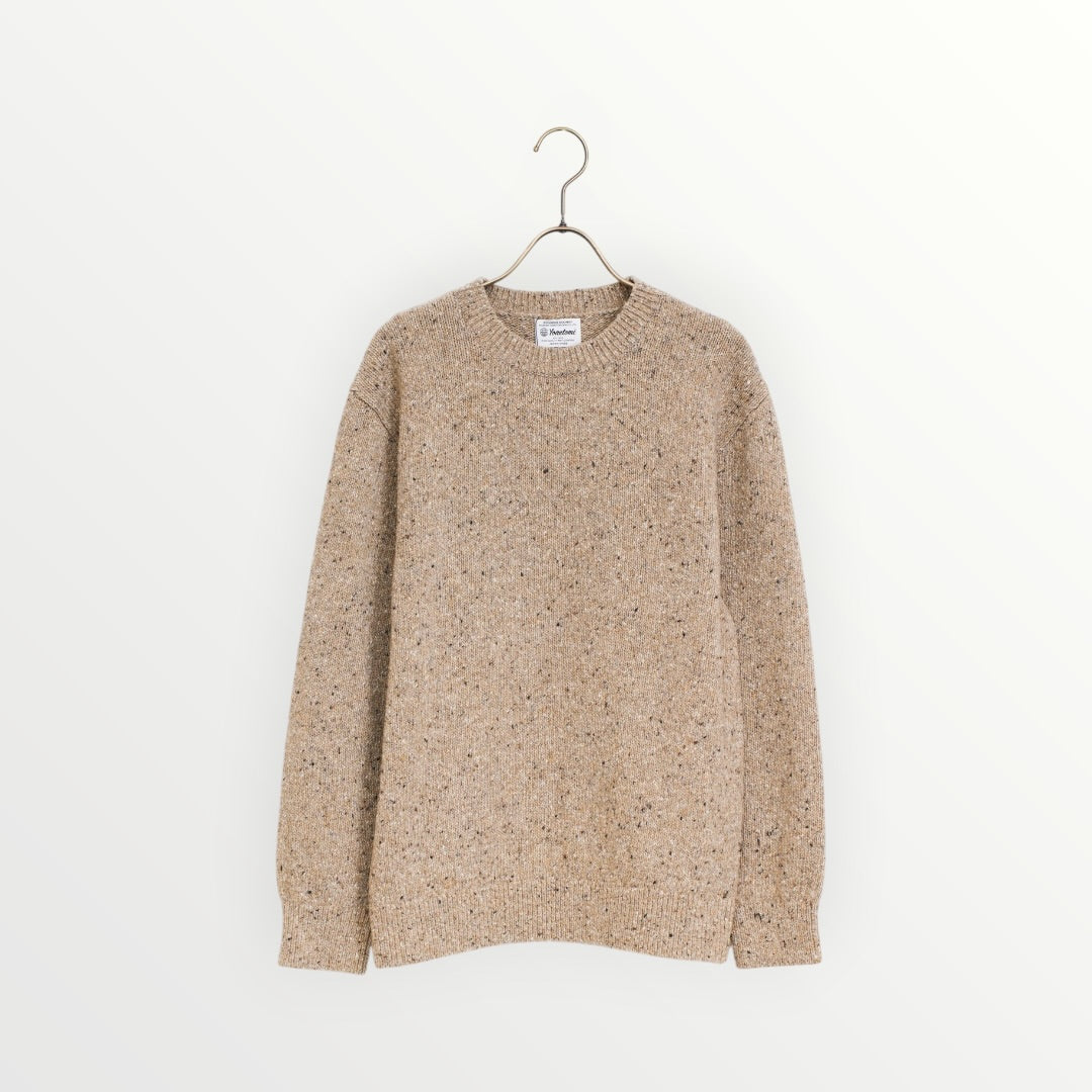 【Yonetomi〈unisex〉】COLOR NEP KNIT PULLOVER_2501011008074