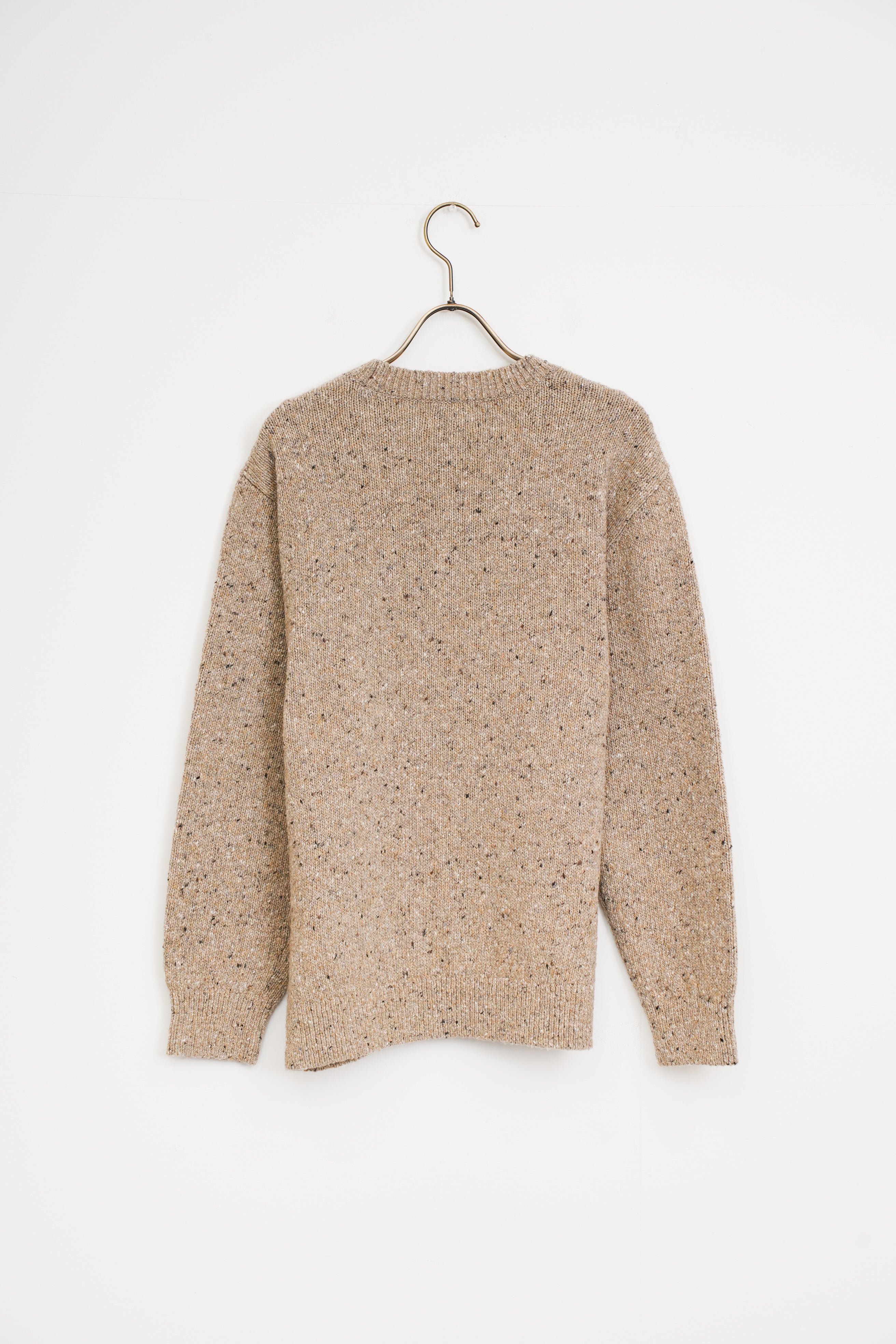 【Yonetomi〈unisex〉】COLOR NEP KNIT PULLOVER_2501011008074