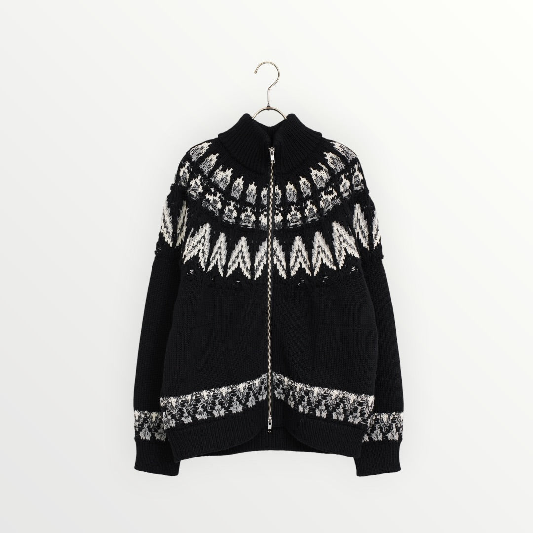 【COOHEM〈womens〉】KOUHEN NORDIC KNIT BLOUSON_251011008067