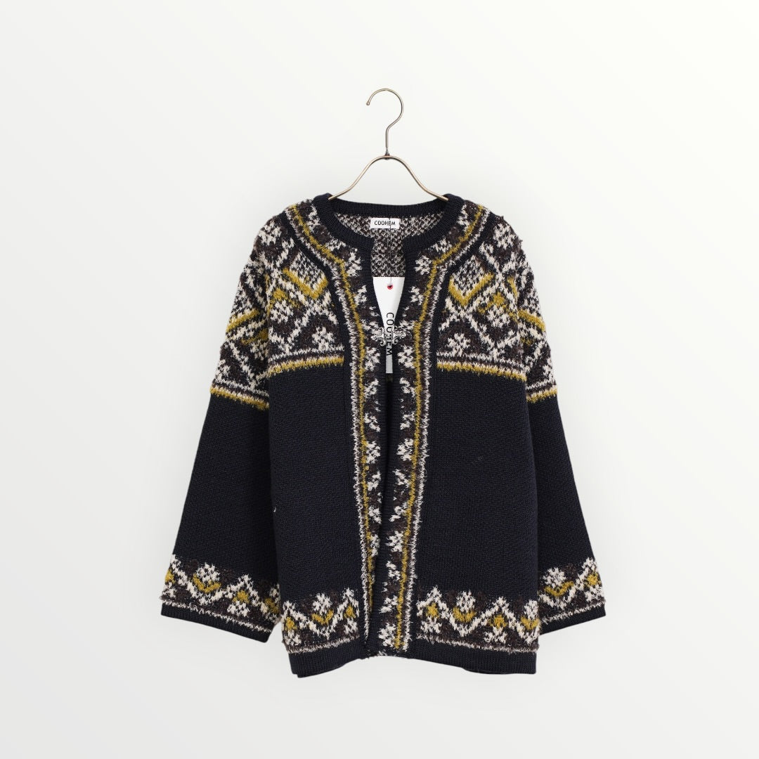 【COOHEM〈womens〉】NORWEGIAN KNIT CARDIGAN_251011008071