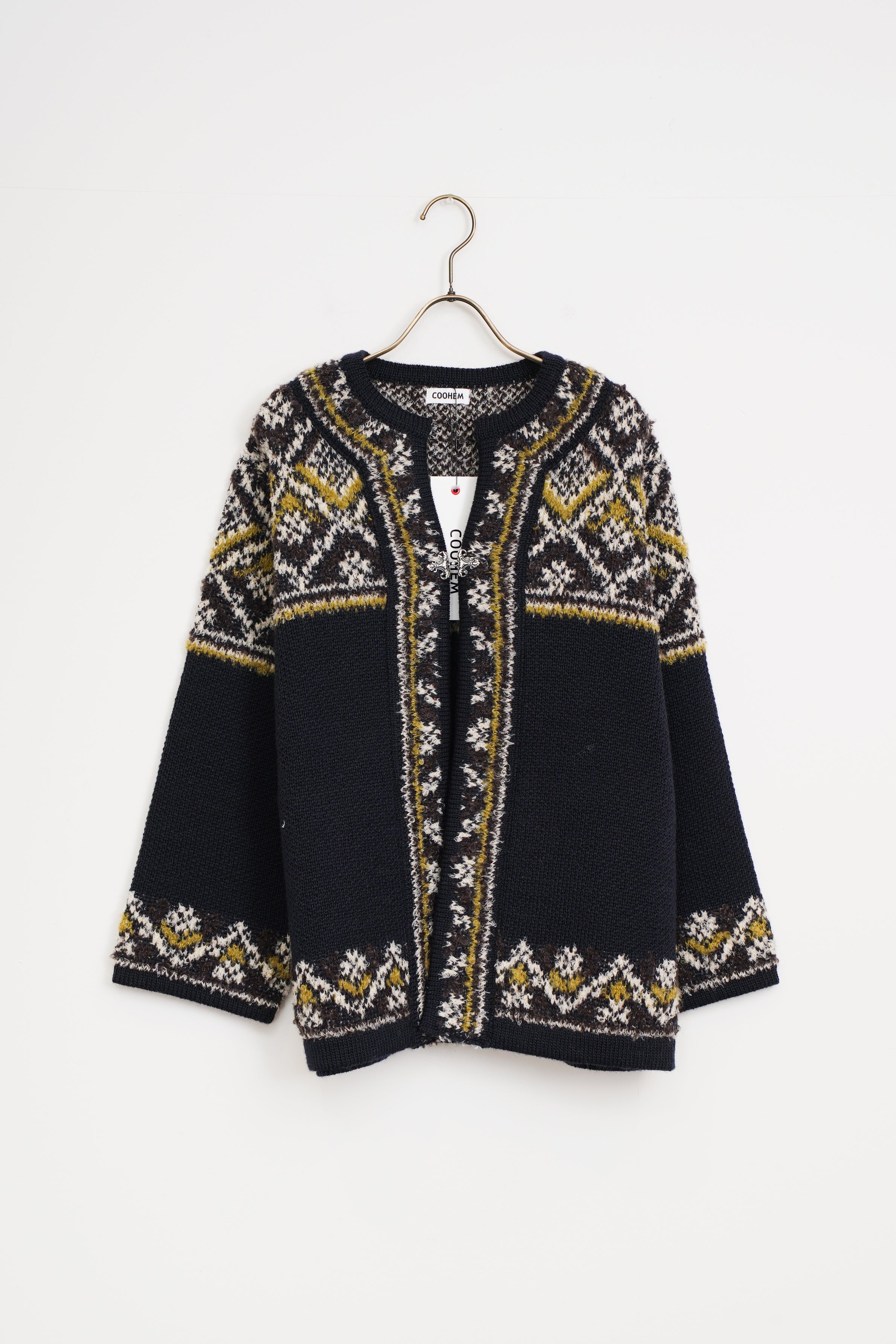 【COOHEM〈womens〉】NORWEGIAN KNIT CARDIGAN_251011008071