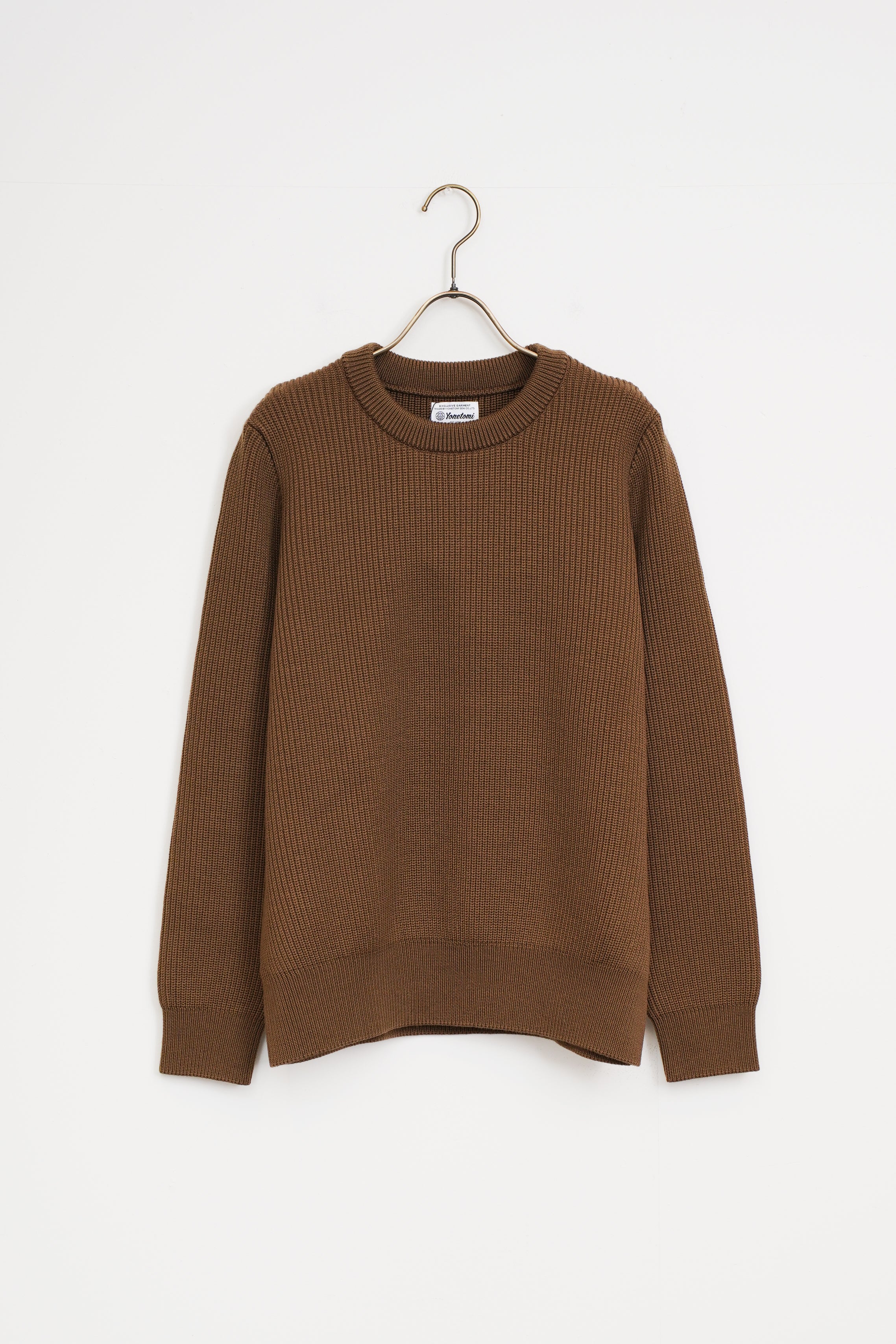 【Yonetomi〈unisex〉】EX FINE WOOL RIB KNIT P/O_251011008077