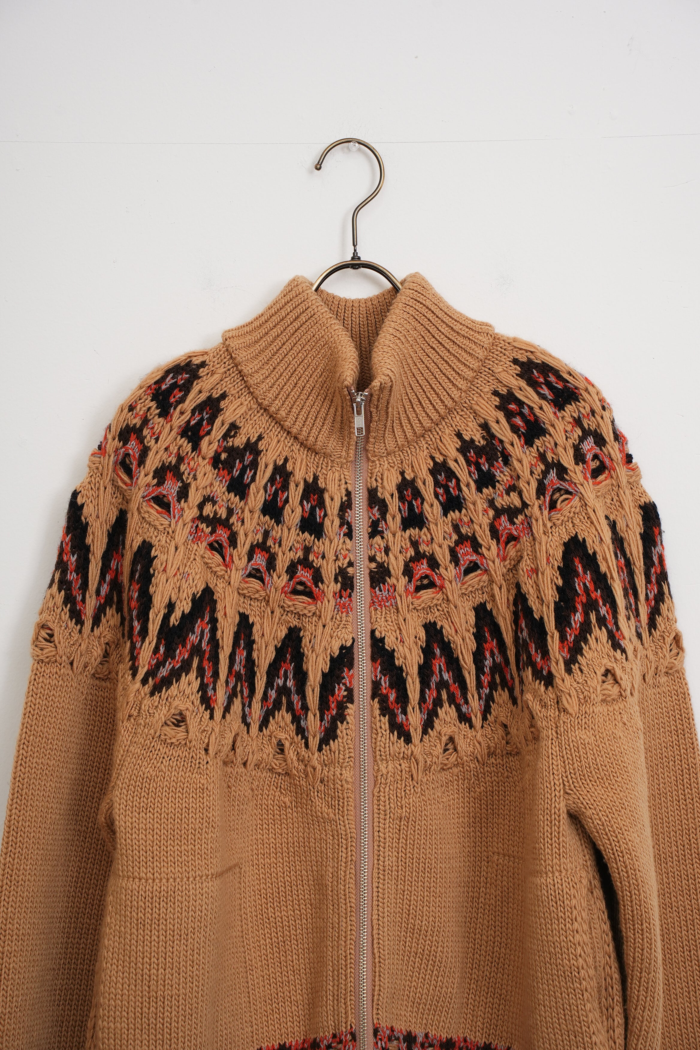 【COOHEM〈womens〉】KOUHEN NORDIC KNIT BLOUSON_251011008067