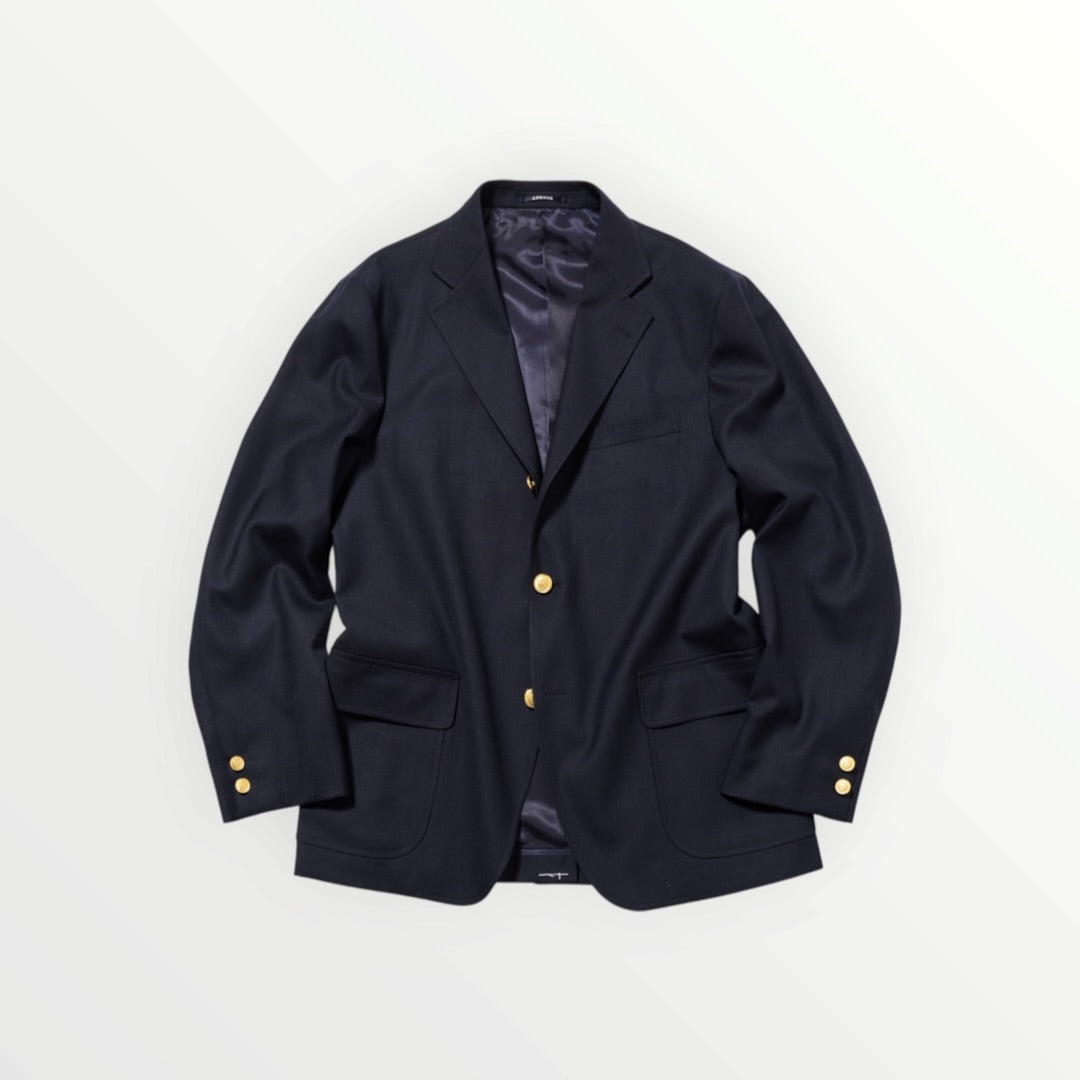 【J.PRESS MEN】Wool Polyester Stretch Saxony 3B Blazer / Baggy-Fit_260806005513