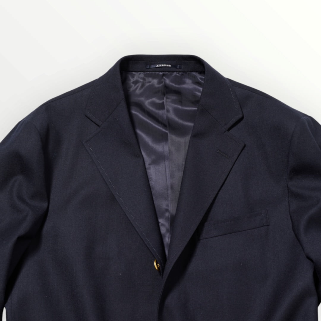 【J.PRESS MEN】Wool Polyester Stretch Saxony 3B Blazer / Baggy-Fit_260806005513