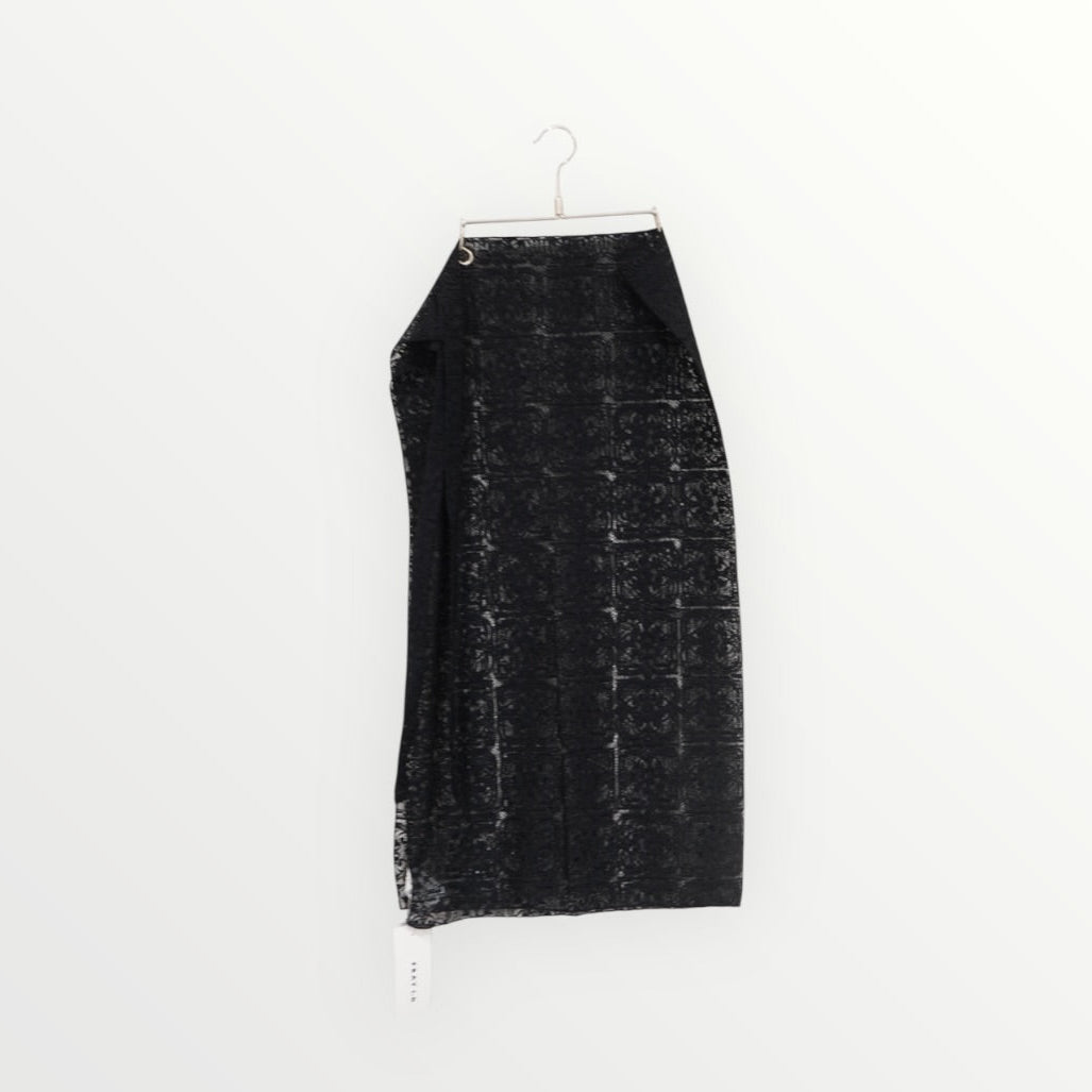 #5土田帆乃香選手着用【FRAY I.D】レースラップスカーフ_250818003781