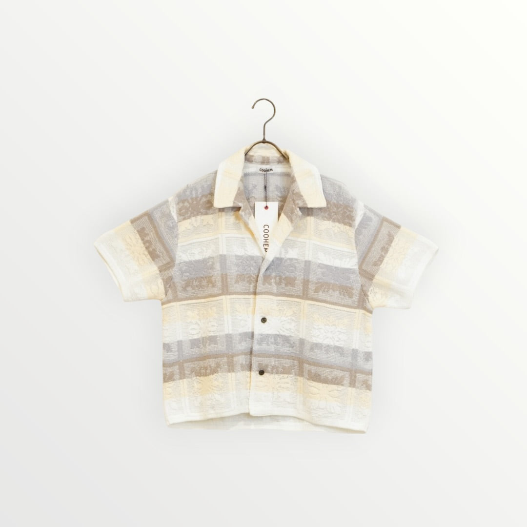 【COOHEM〈women's〉】HAWAIIAN QUILT KNIT SHIRT_260328008303