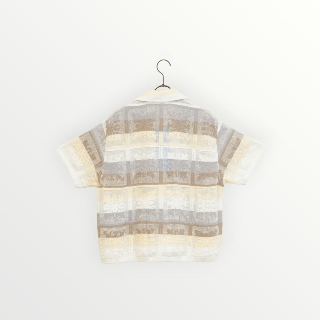 【COOHEM〈women's〉】HAWAIIAN QUILT KNIT SHIRT_260328008303