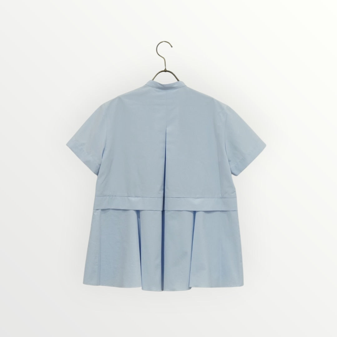 【MARILYN MOON】タックフリルフレアハーフスリーブシャツ_260416009764