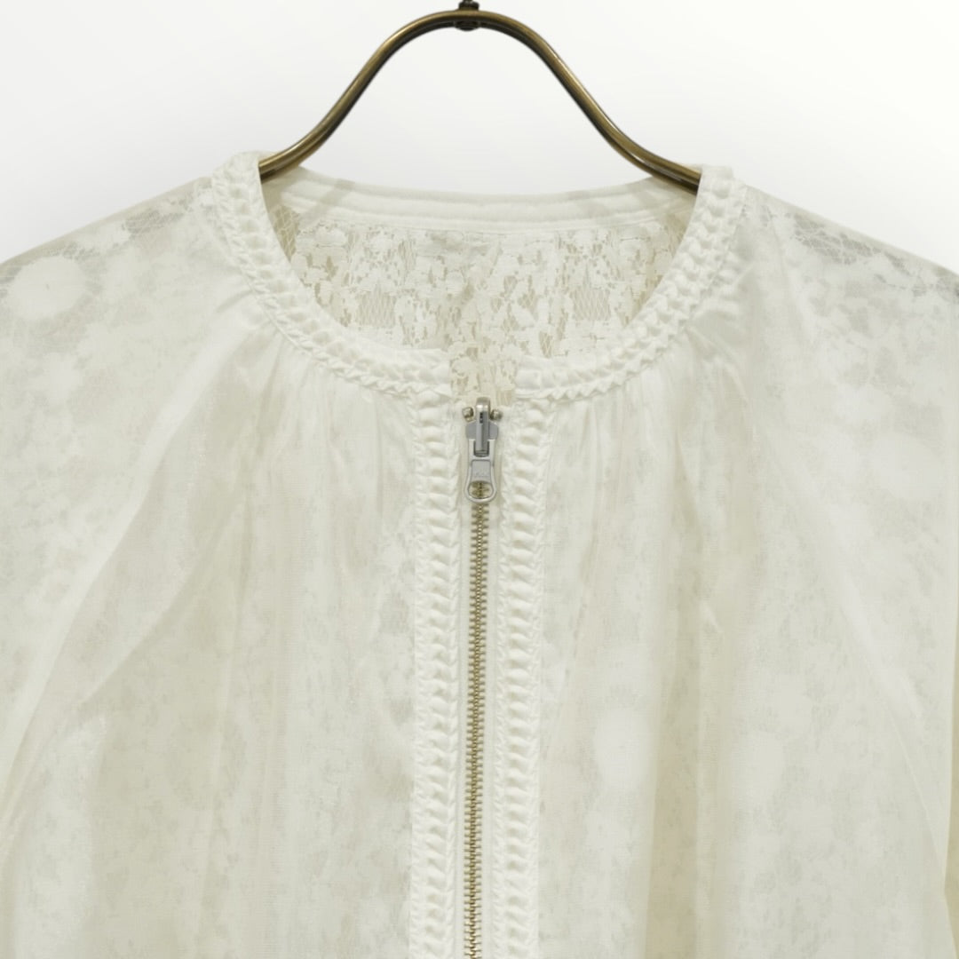 【MARILYN MOON】リバーシブルシアーレースブルゾン1260401008678