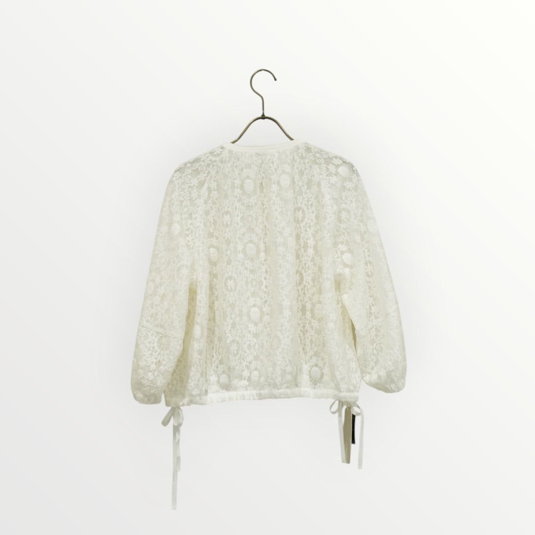 【MARILYN MOON】リバーシブルシアーレースブルゾン1260401008678