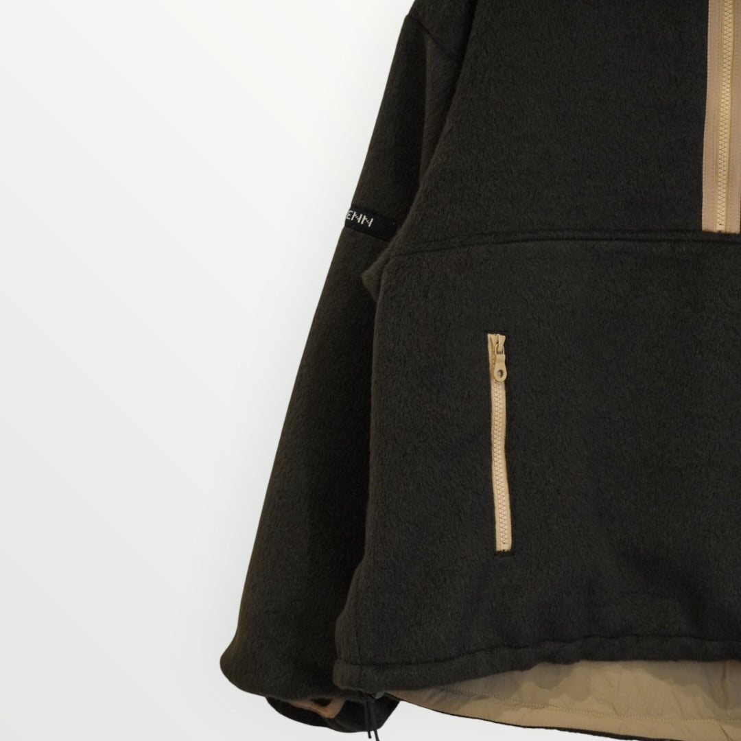 【YENN】SHAGGY HALF ZIP JK