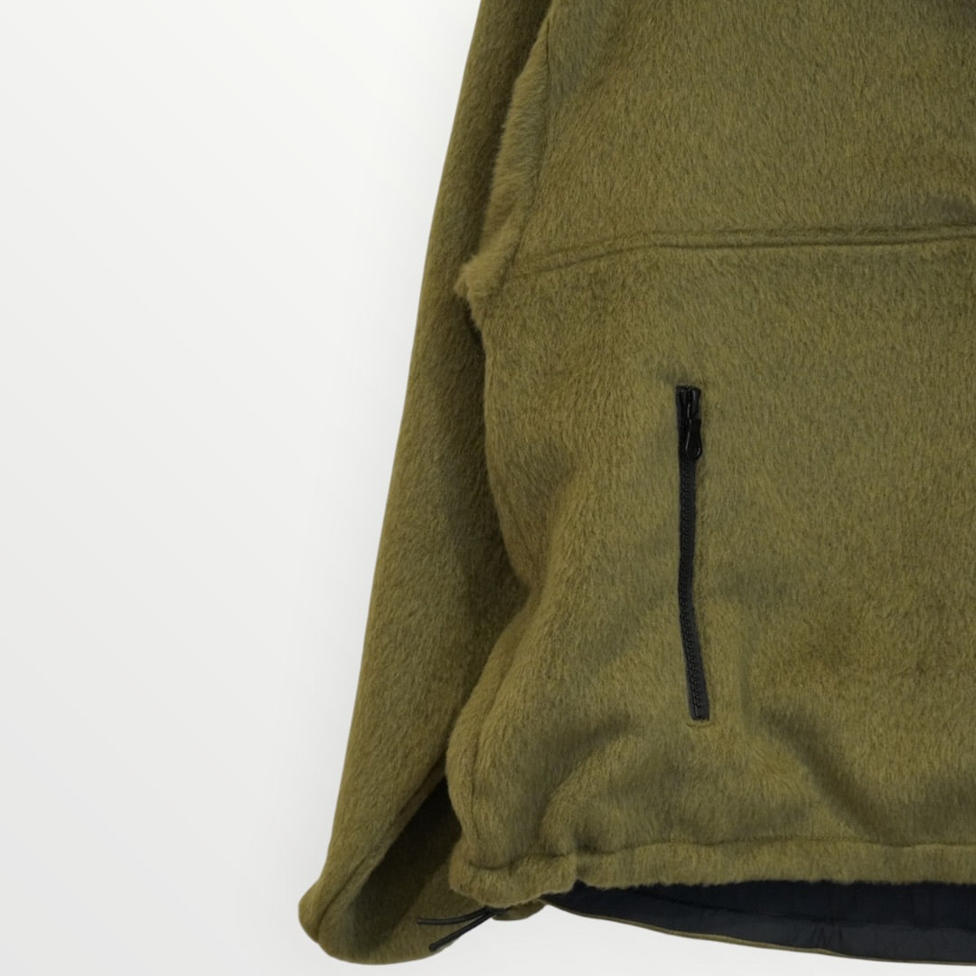 【YENN】SHAGGY HALF ZIP JK