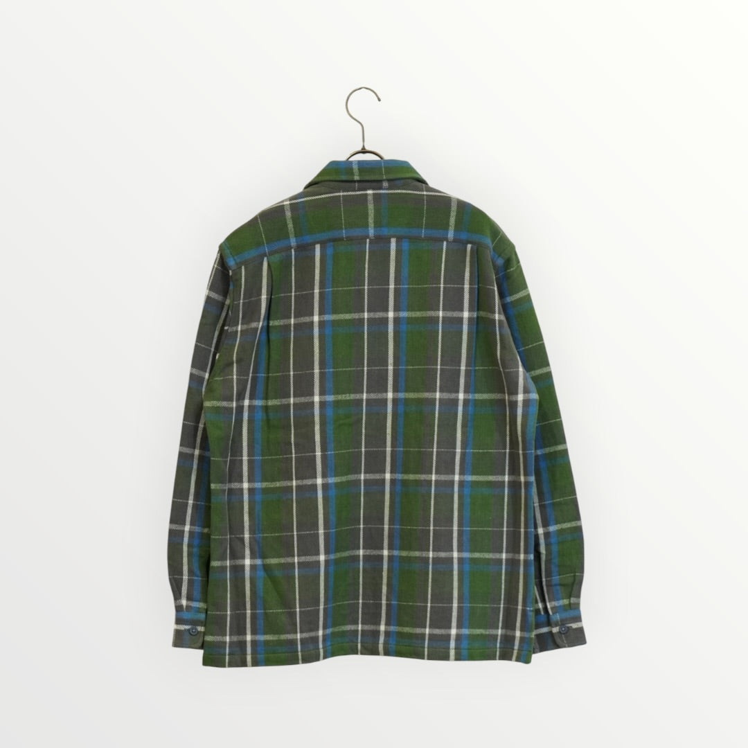 【J.PRESS MEN〈unisex〉】Indian Cotton Twill Open Collar Shirt / Baggy-Fit_260806005427