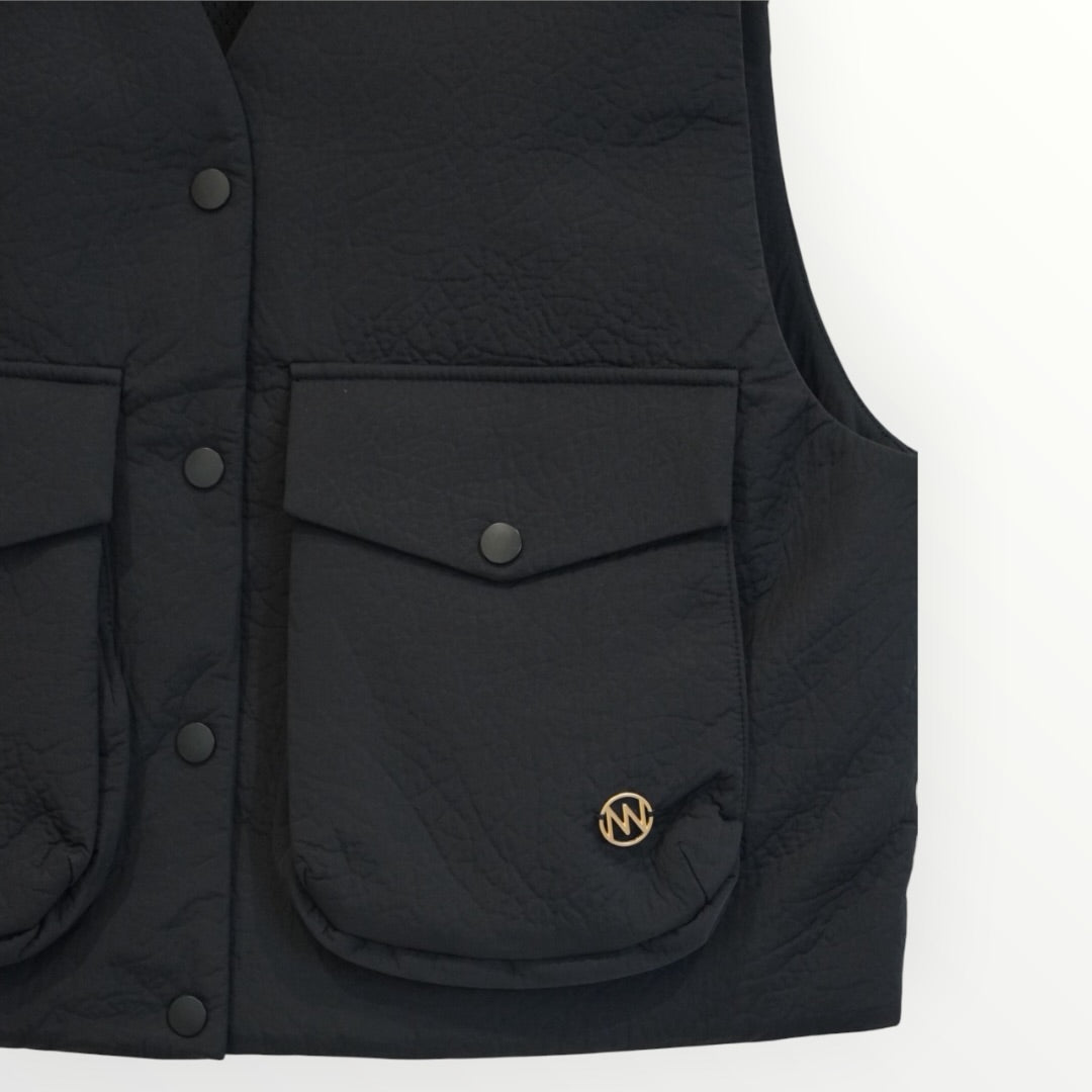 【YENN】PUFFY MILITARY VEST_260822006238