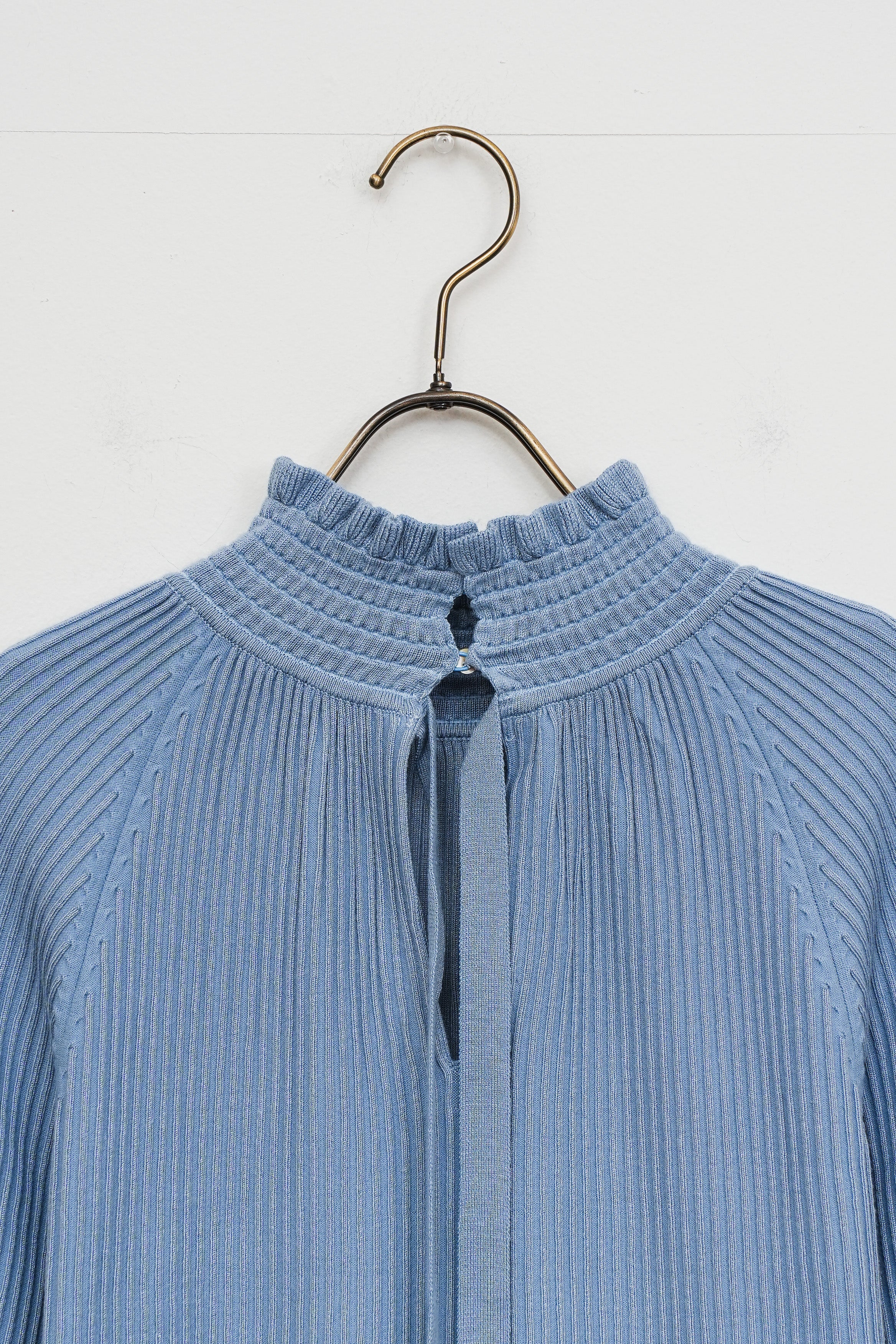 【MARILYN MOON】レーヨンナイロンリップル2wayブラウスニット_251013008210