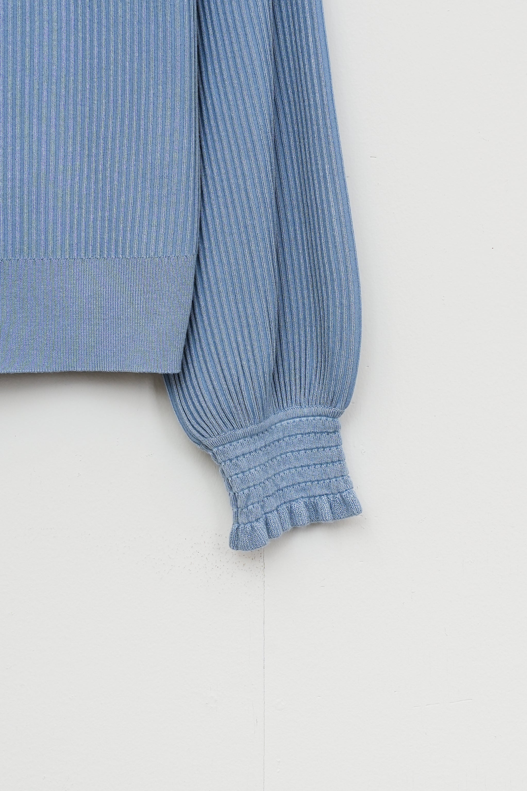 【MARILYN MOON】レーヨンナイロンリップル2wayブラウスニット_251013008210