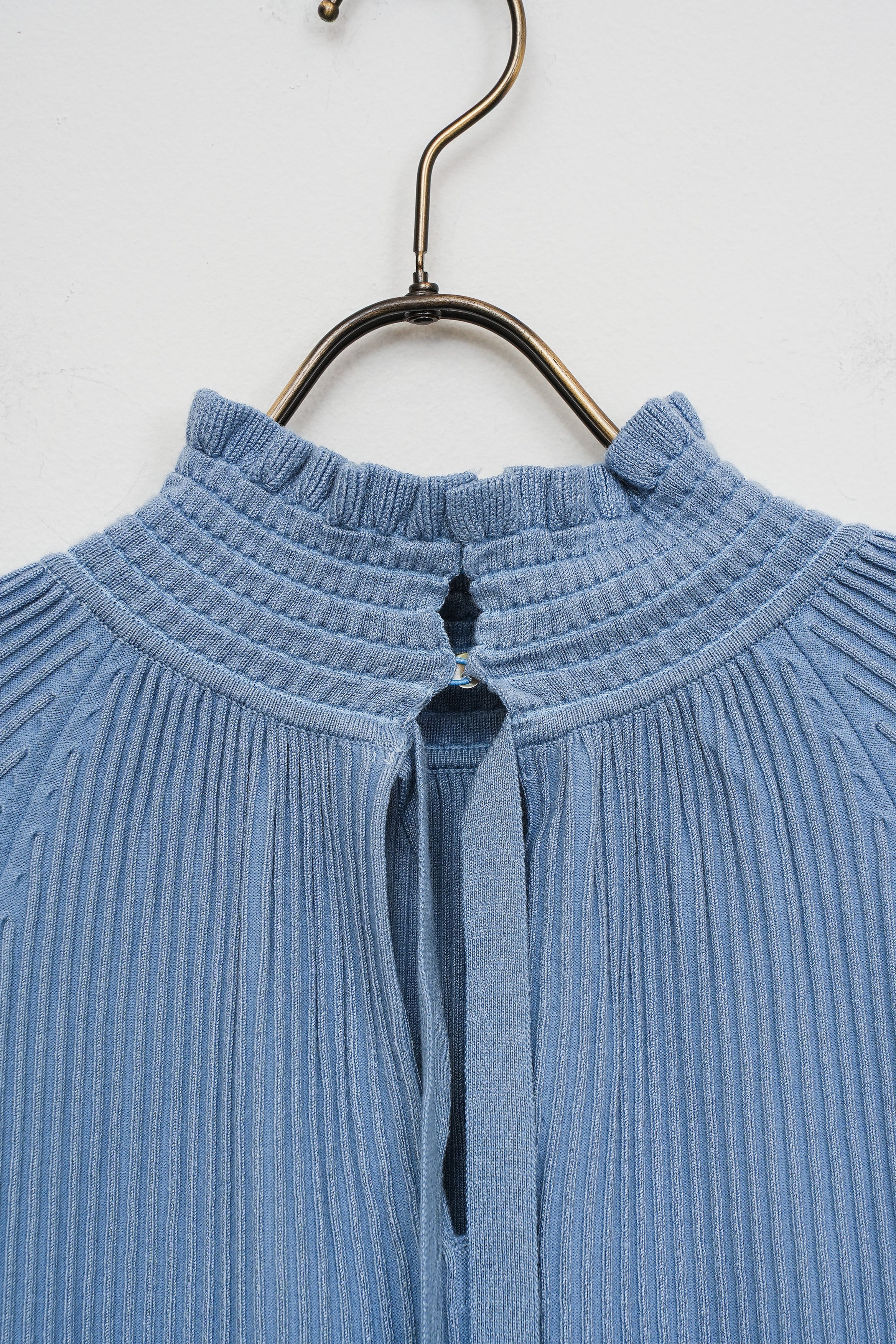 【MARILYN MOON】レーヨンナイロンリップル2wayブラウスニット_251013008210