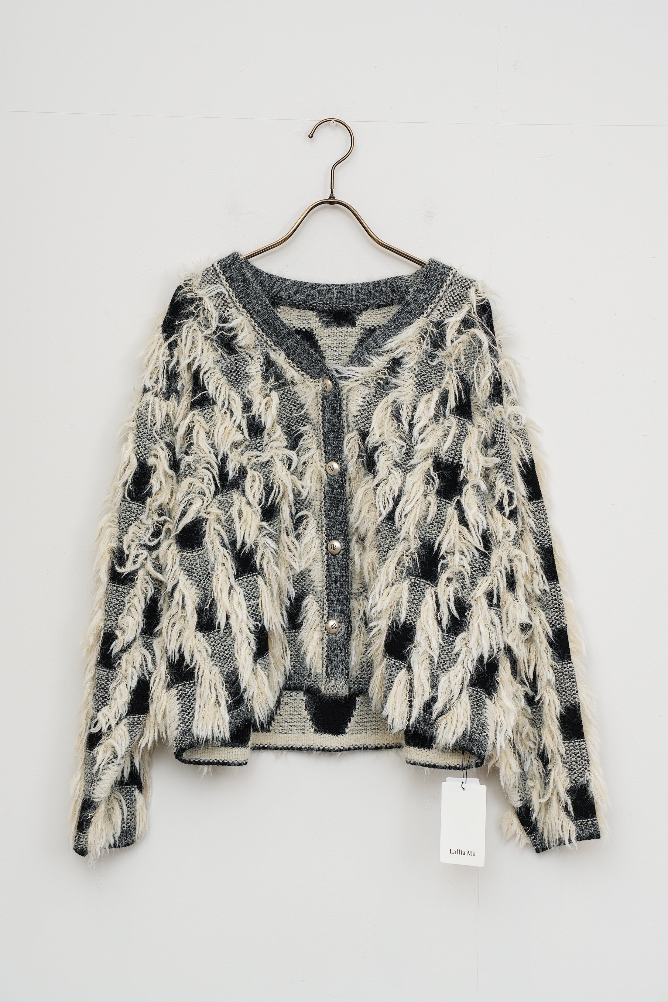 【Lallia Mù】ジャガードニットカーディガン_250910005491