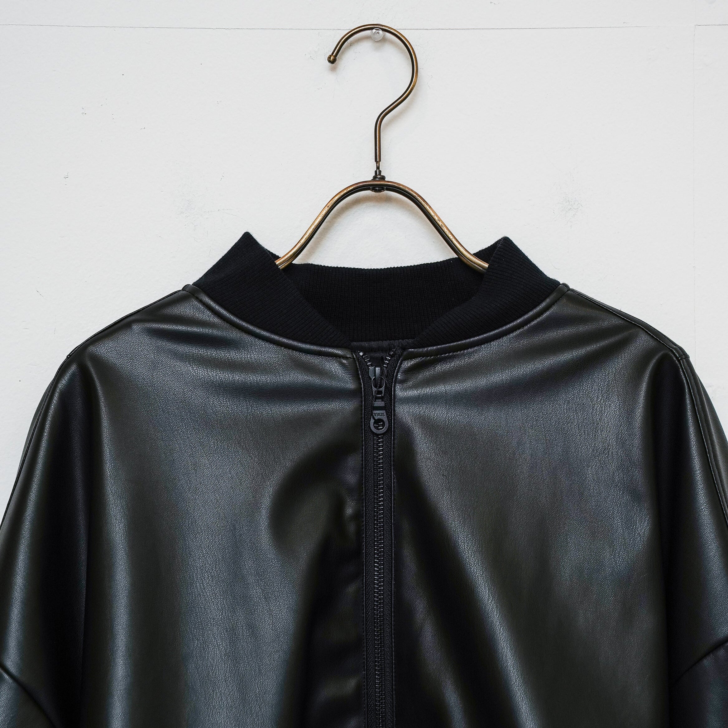 #17内藤唯選手着用【Parc.1】Synthetic leather layered Jacket_250926006729