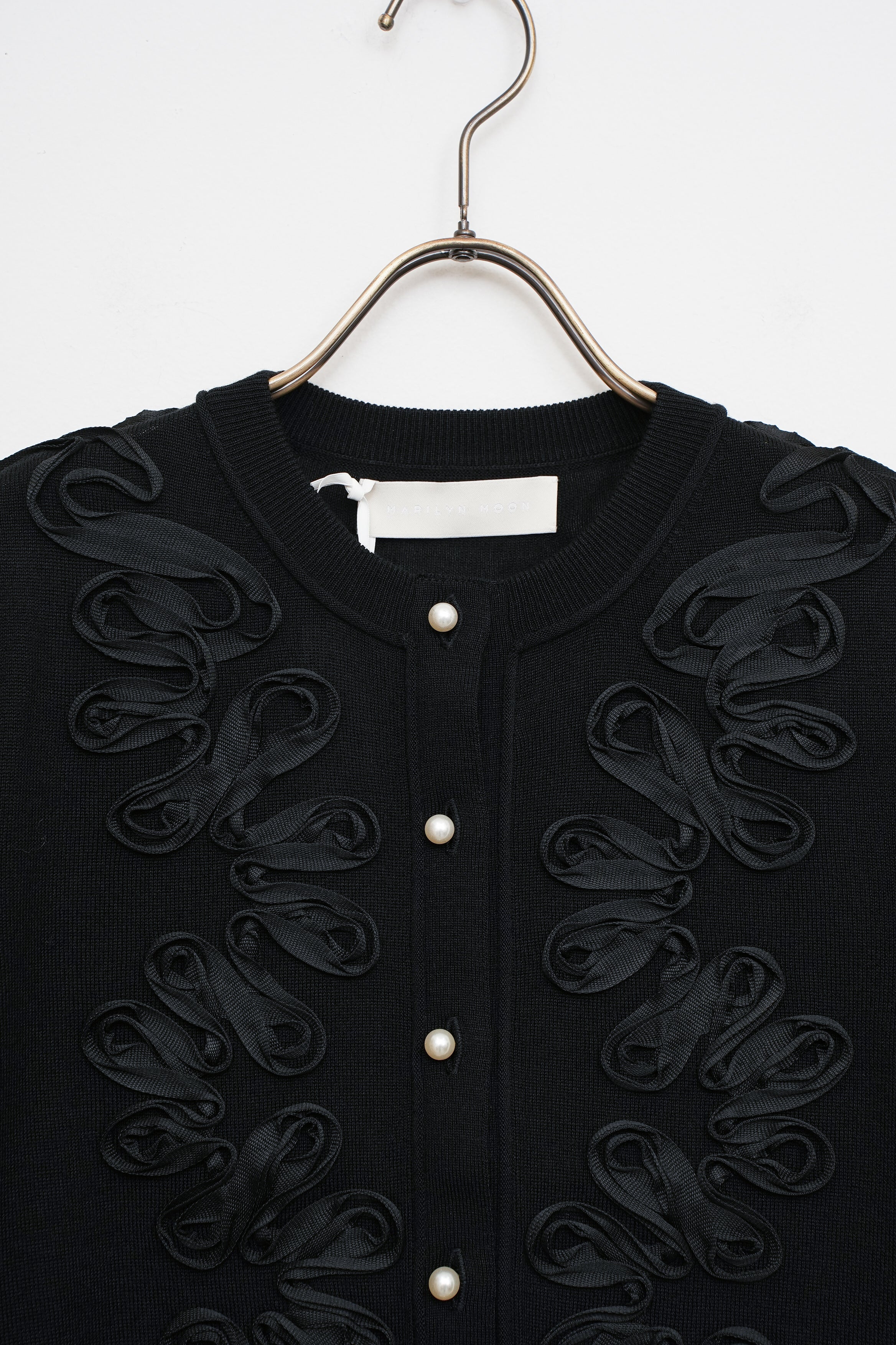 【MARILYN MOON】コード刺繍カーディガン_250830004610