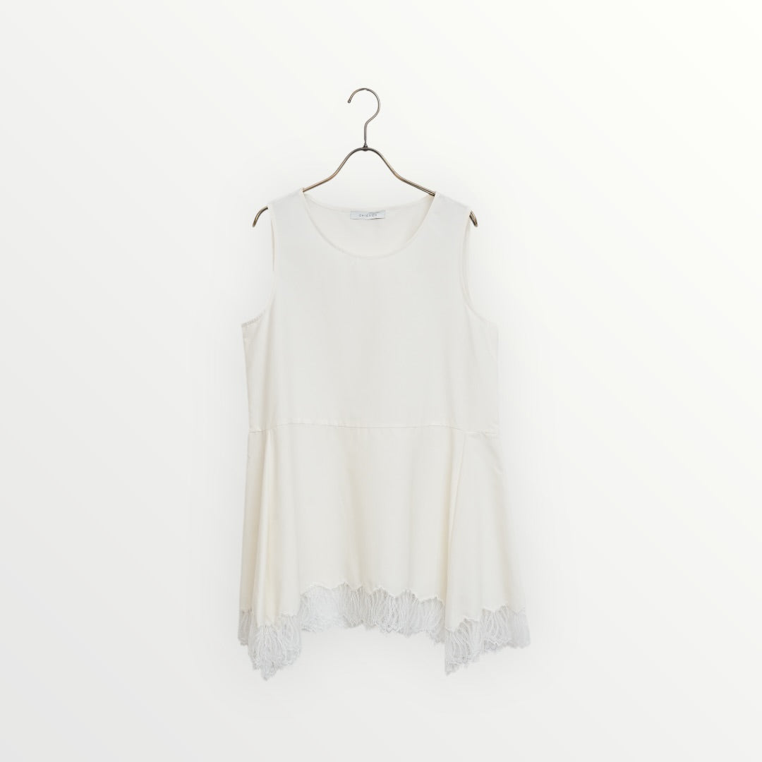 【CHIGNON】ヘムレースサテンタンク_260213004809