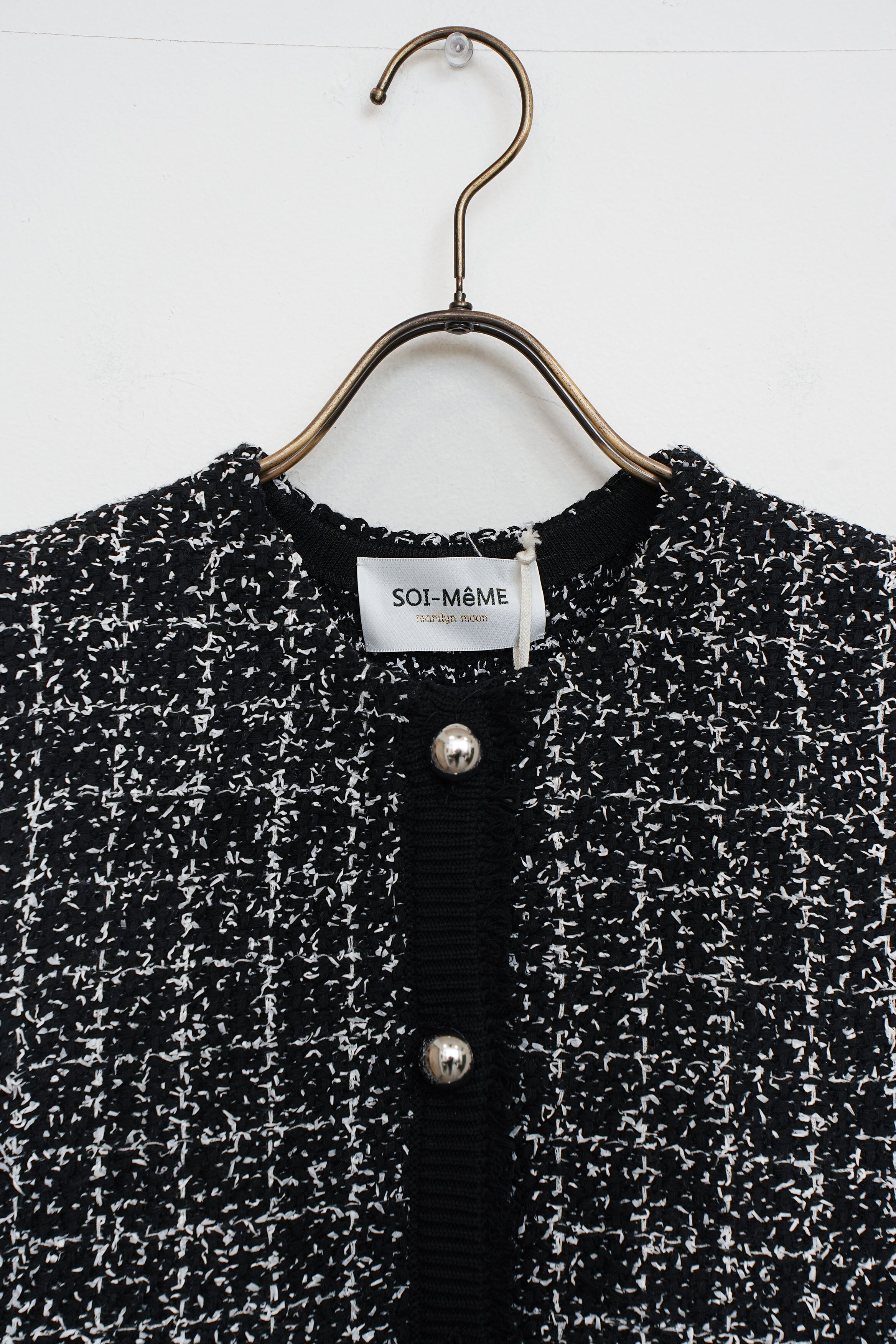 【SOI-MeME】ツイードニットフリンジベスト_260130003966