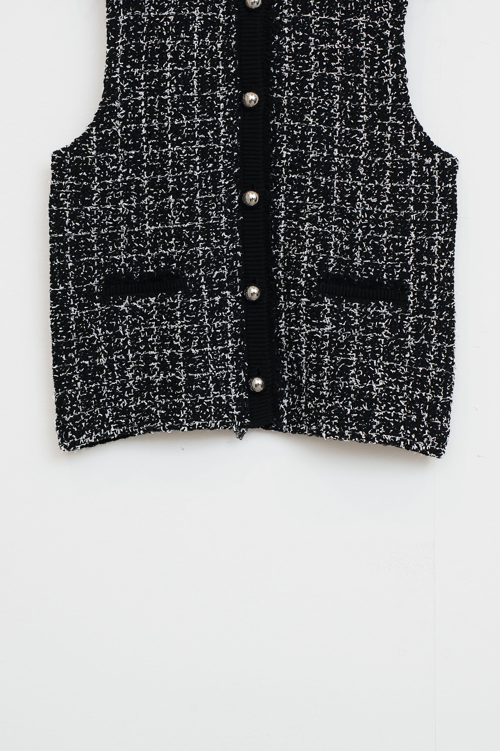 【SOI-MeME】ツイードニットフリンジベスト_260130003966