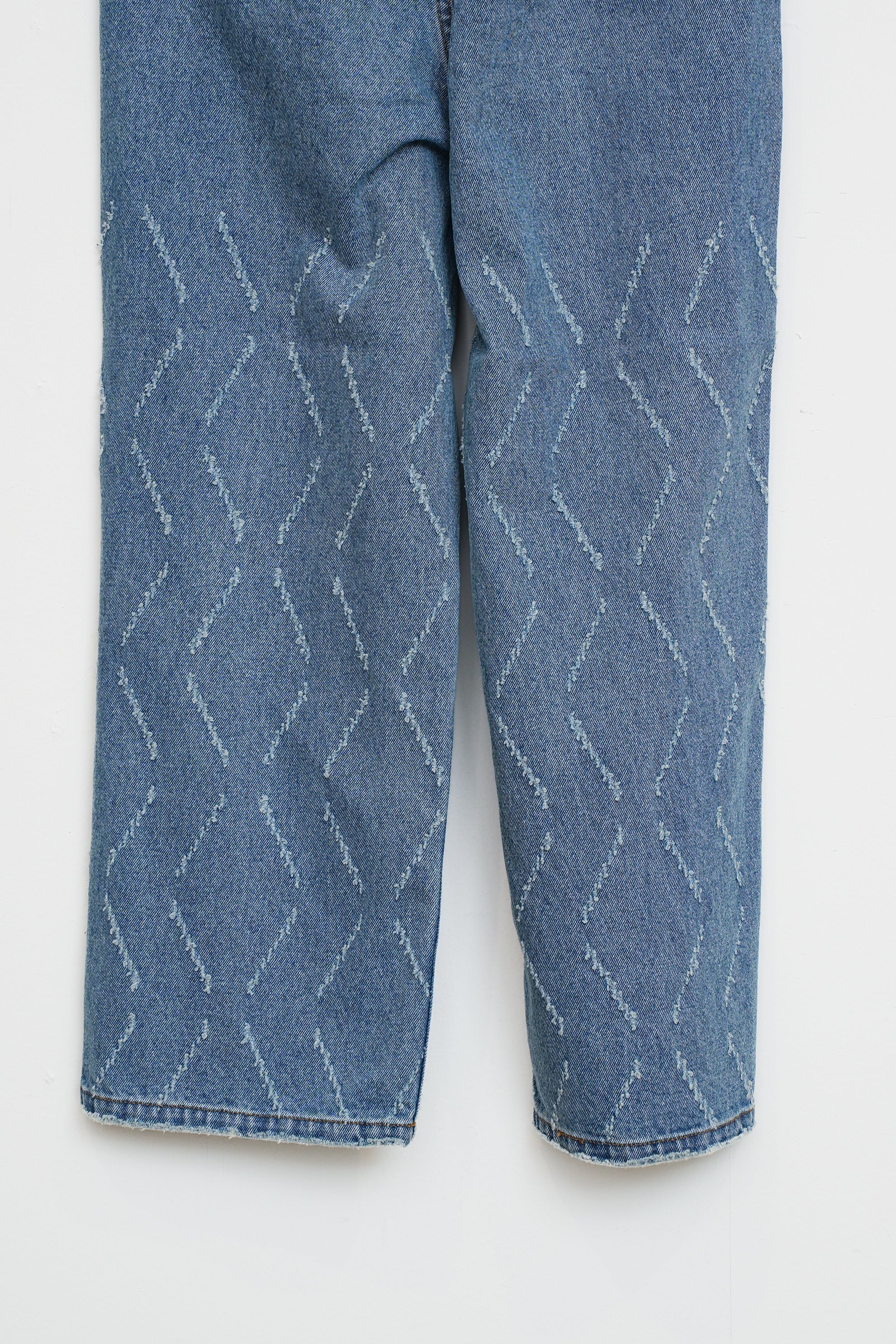 【YENN】LASER CUT WIDE DENIM_260203004023