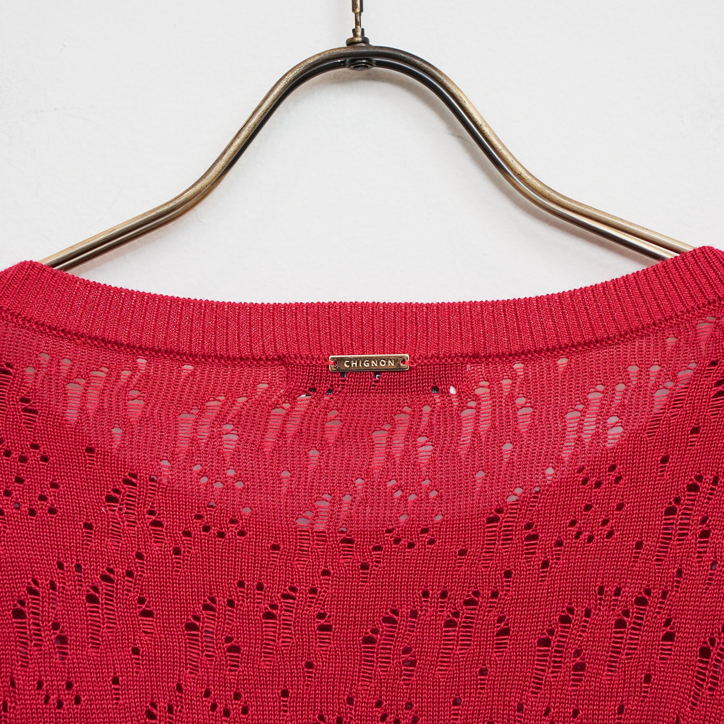 【CHIGNON】クラッシュドットニット_260205004189