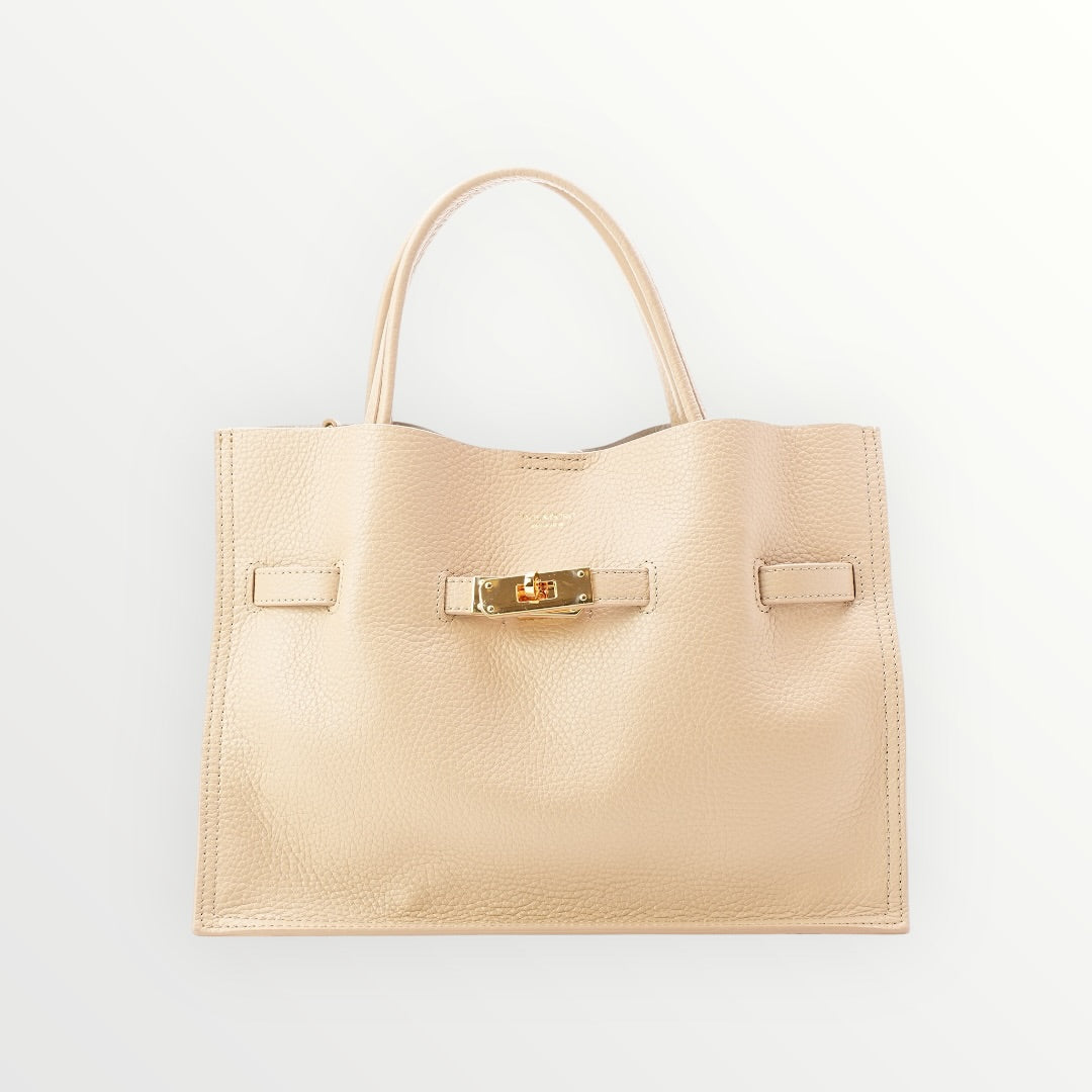 #8ニャン・ンディ・クンバ選手着用【VIOLAd'ORO】TREROイタリアンWフェイスレザートートバッグ Mサイズ_260212004806