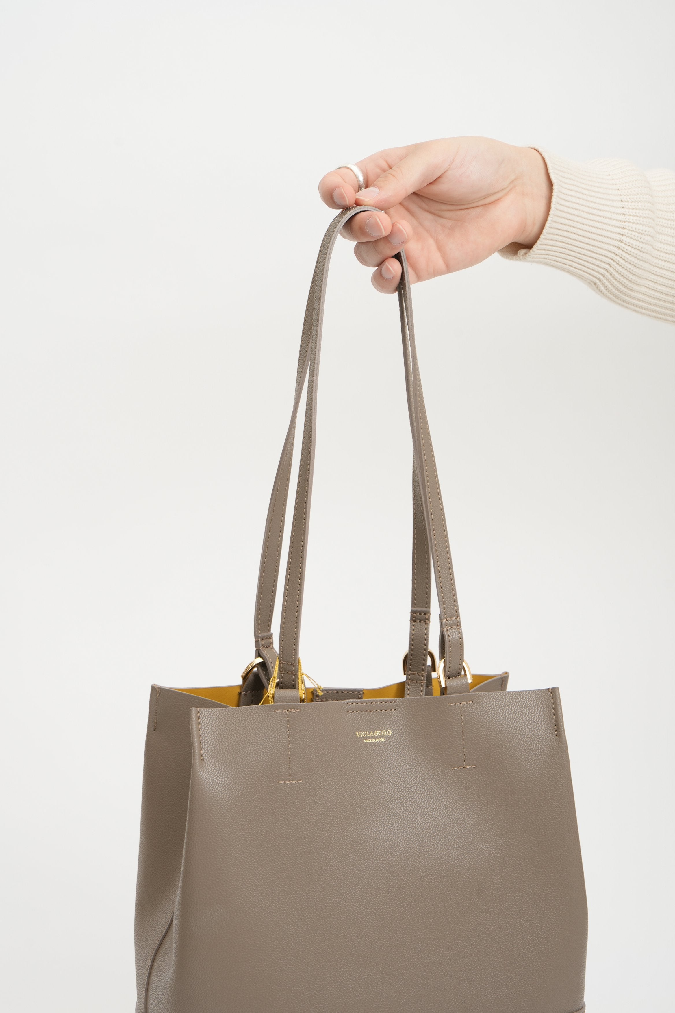 【VIOLAd'ORO】SYDNEY イタリアンWフェイスレザートート縦型_230929007931