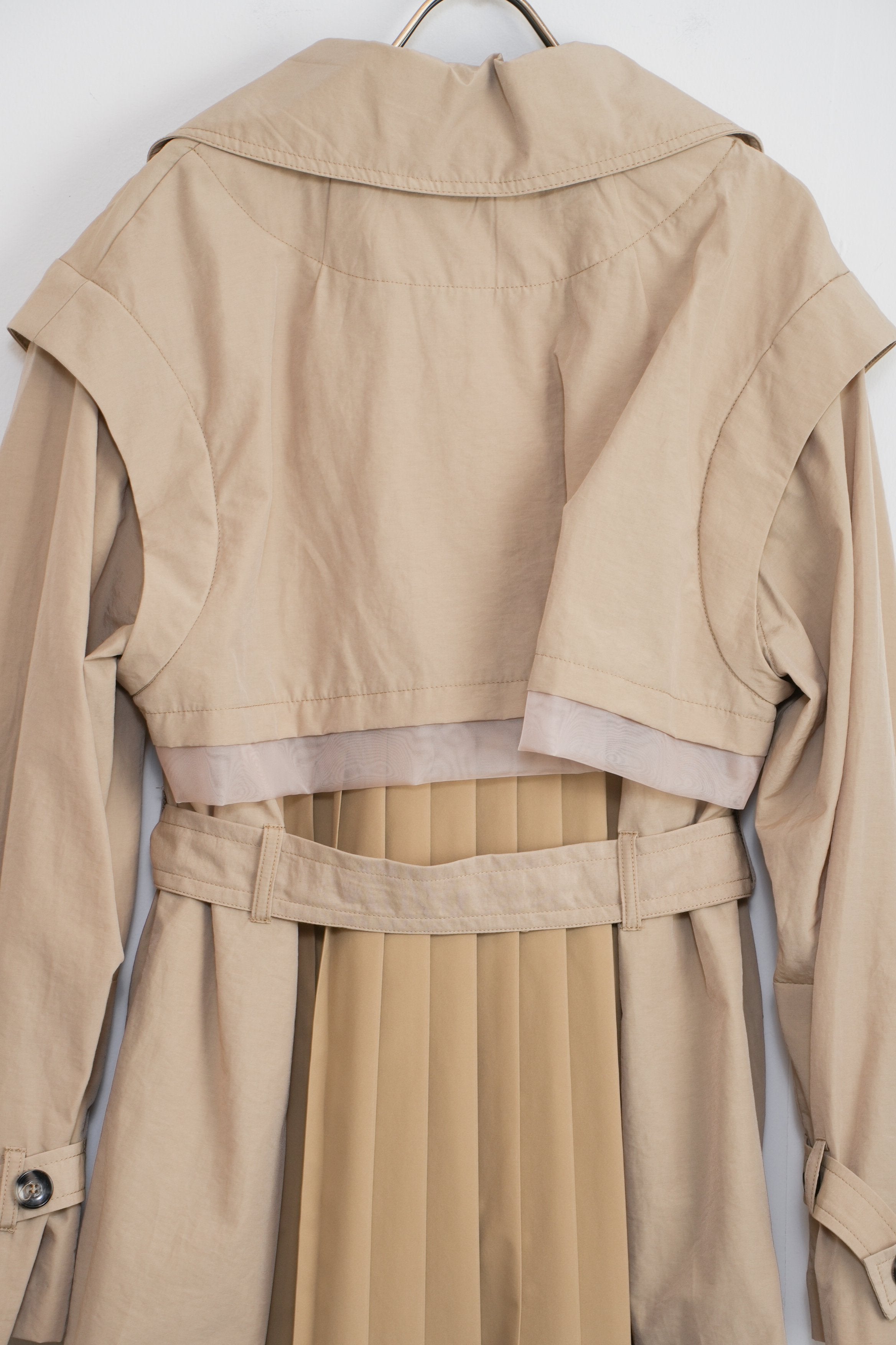 【Lallia Mù】デタッチスリーブミドルトレンチコート_240301008182