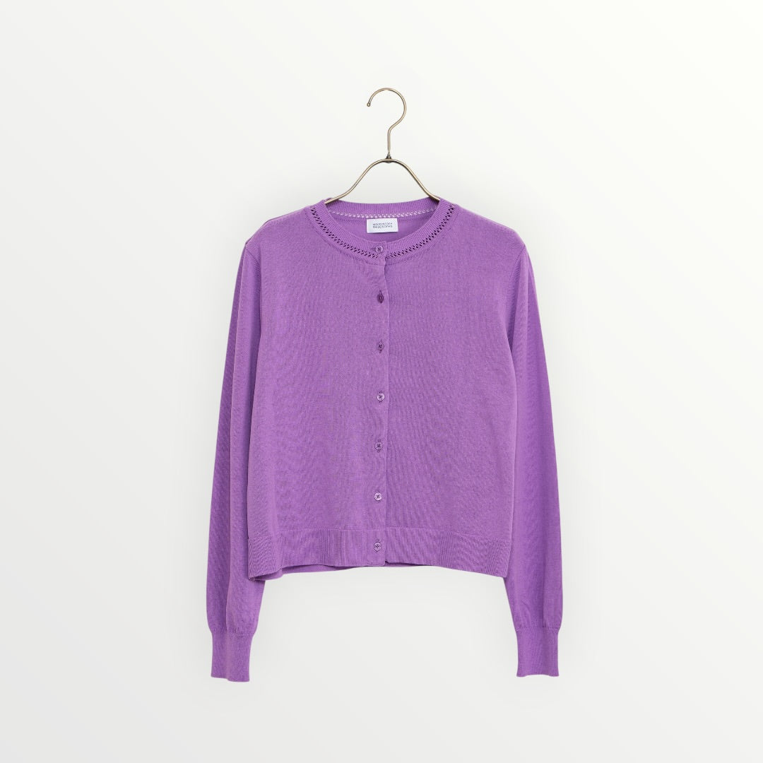 【MACKINTOSH PHILOSOPHY】 アイレットクルーネックカーディガン_230722002958