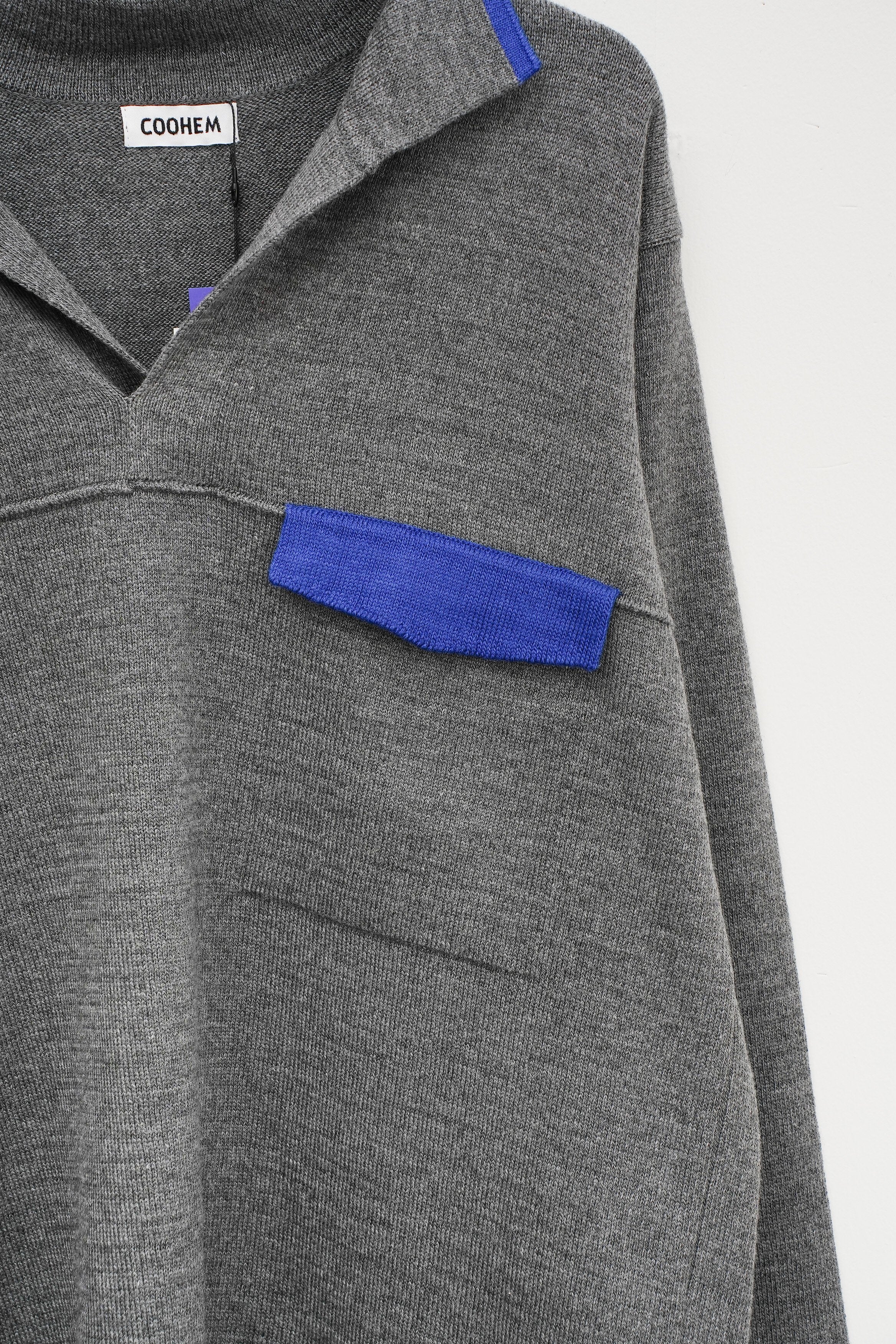 【COOHEM〈men's〉】AMERICAN WOOL & COTTON KNIT PULLOVER_250828004521