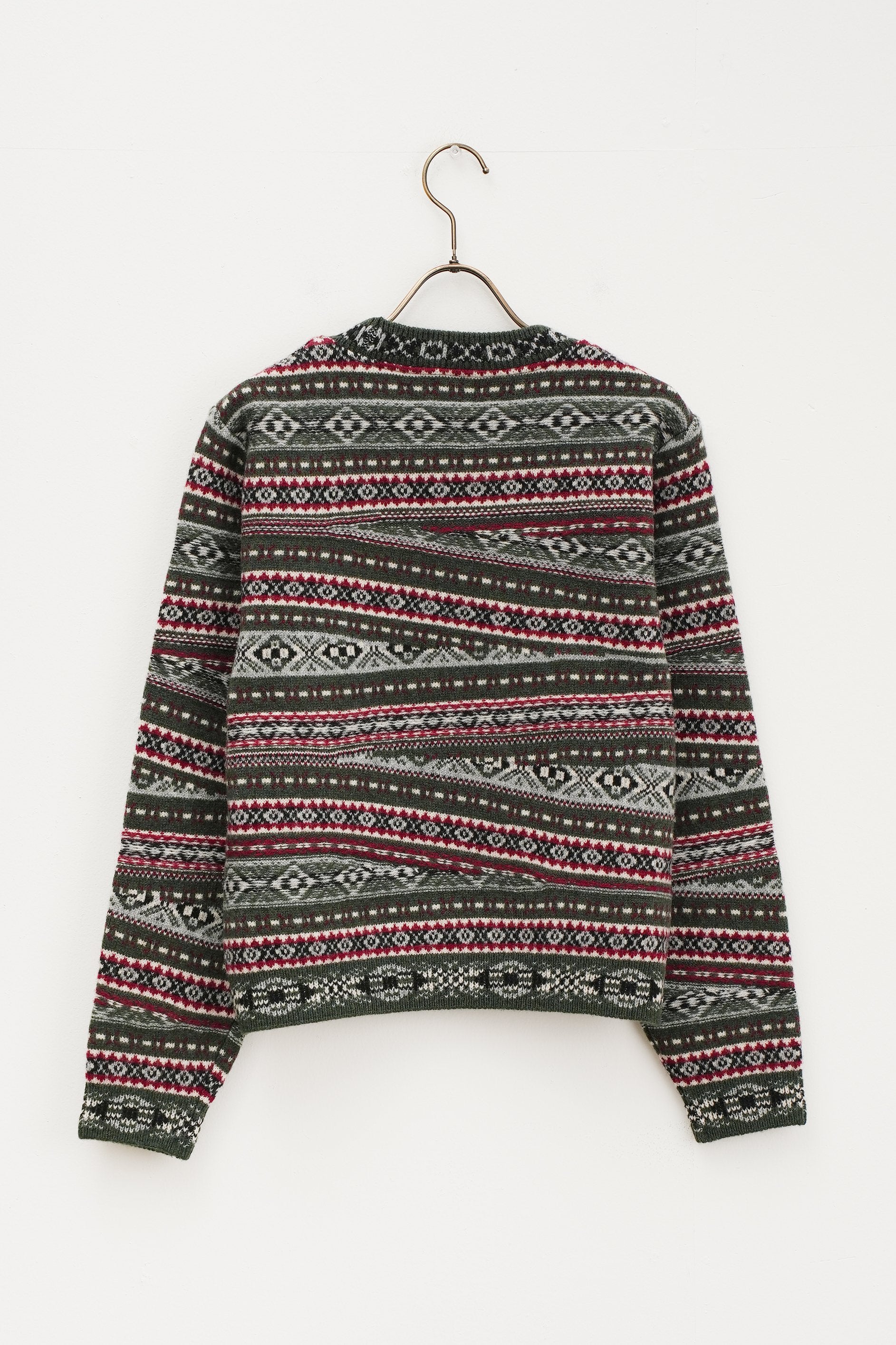 【COOHEM〈women's〉】CRAZY FAIR ISLE KNIT PULLOVER_250828004507