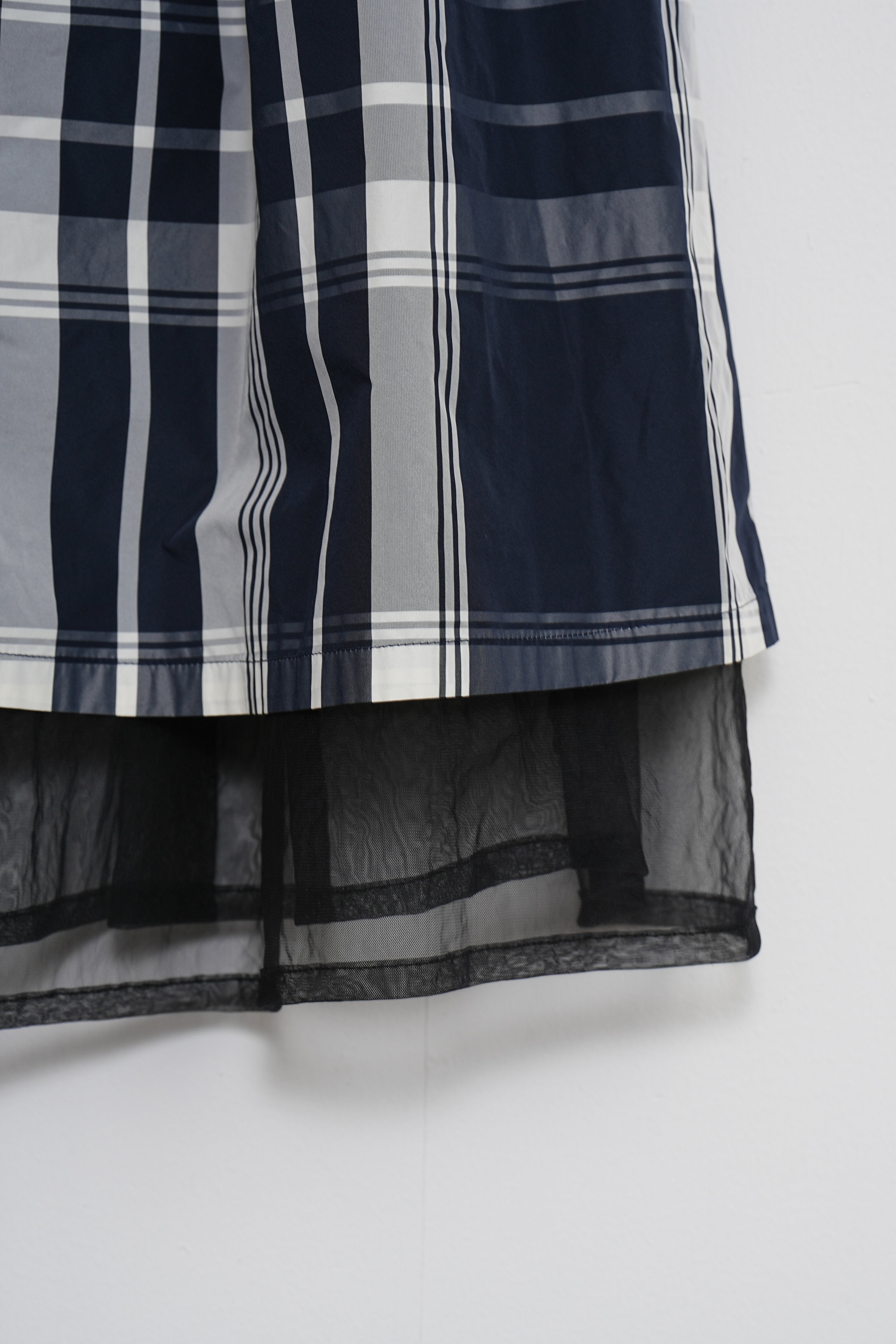 【Lallia Mù】リバーシブルタフタチュールスカート_241026006259