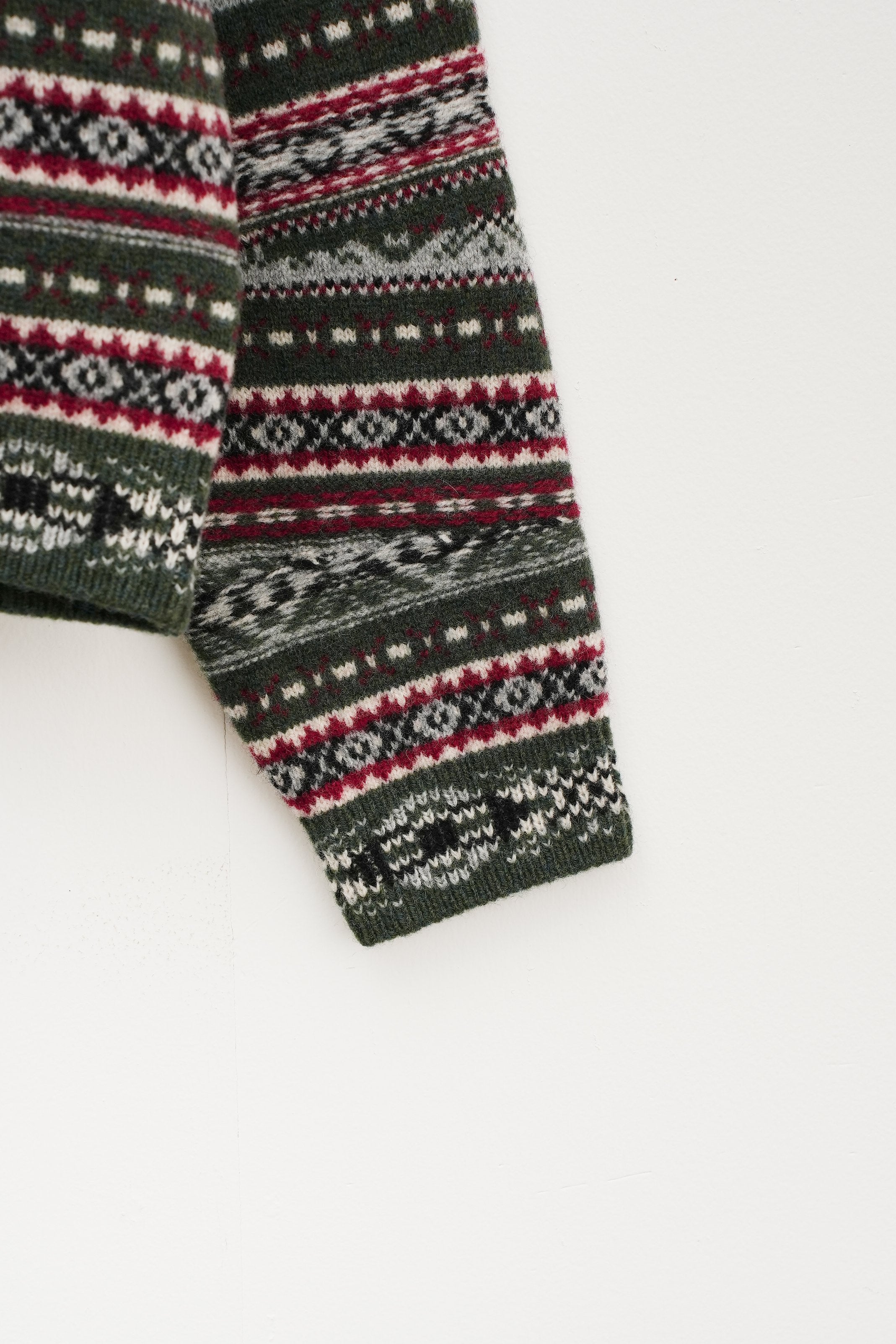 【COOHEM〈women's〉】CRAZY FAIR ISLE KNIT PULLOVER_250828004507