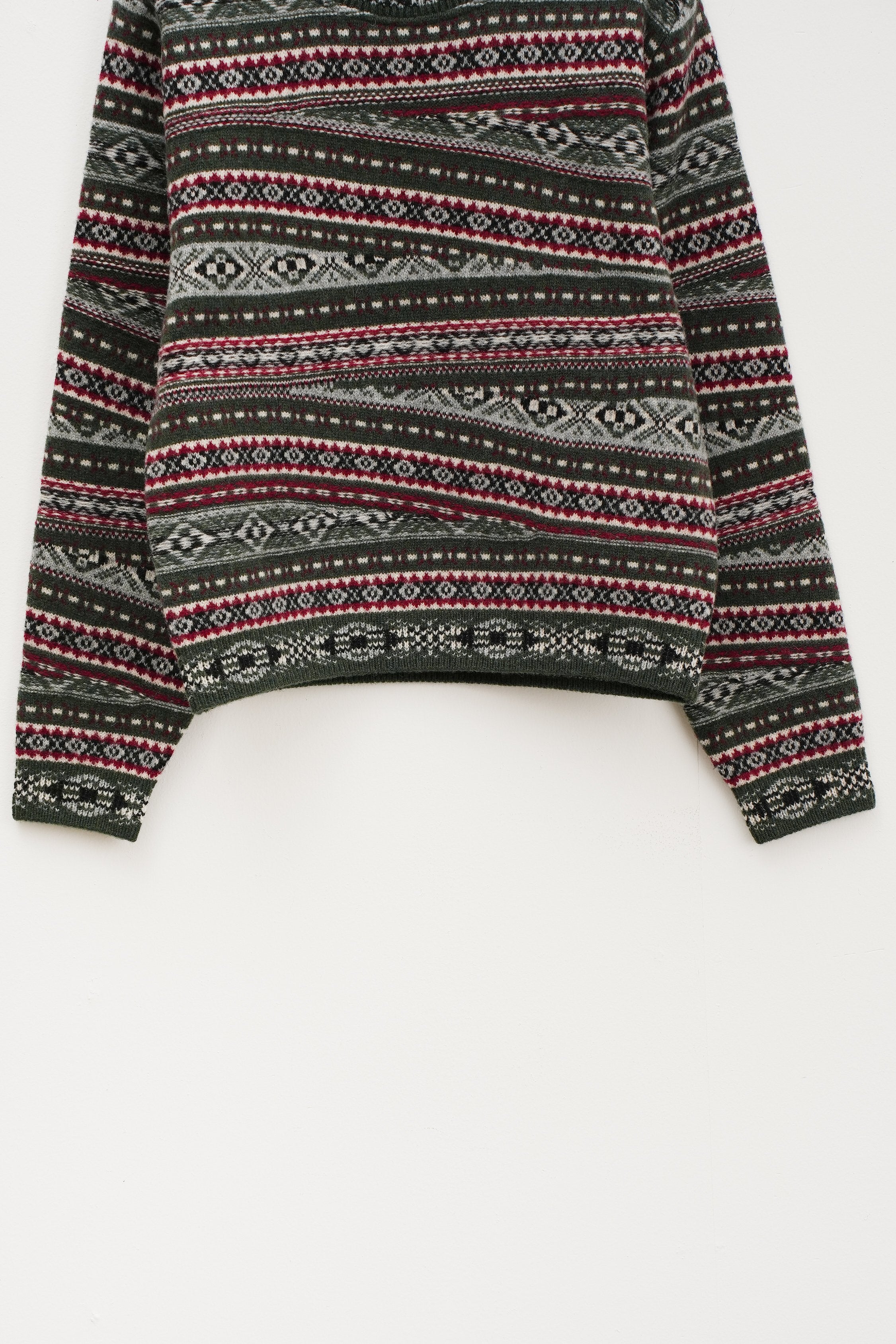 【COOHEM〈women's〉】CRAZY FAIR ISLE KNIT PULLOVER_250828004507