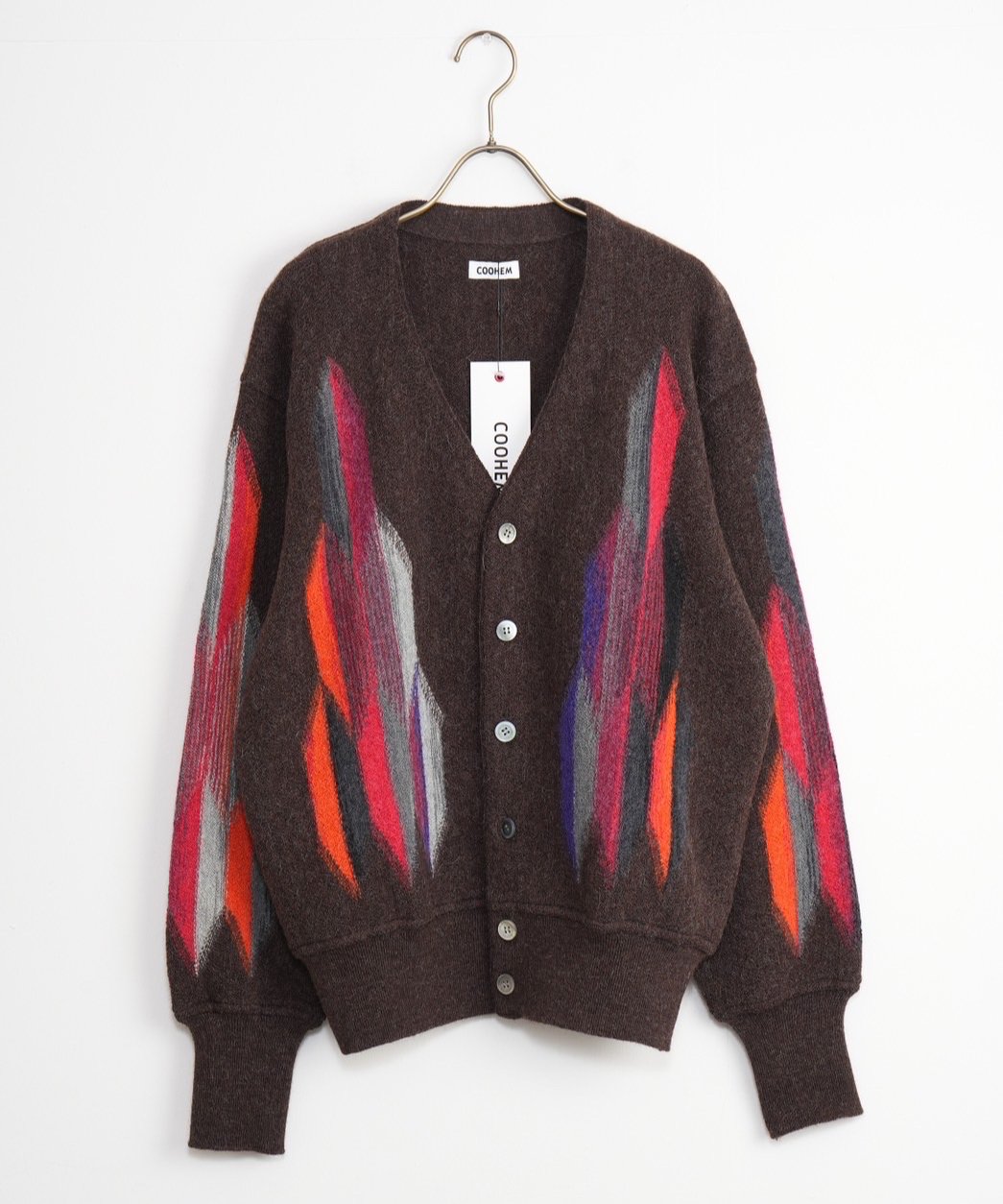 【COOHEM〈men's〉】WOOL ALPACA INTERSIA KNIT C/D_240903002220