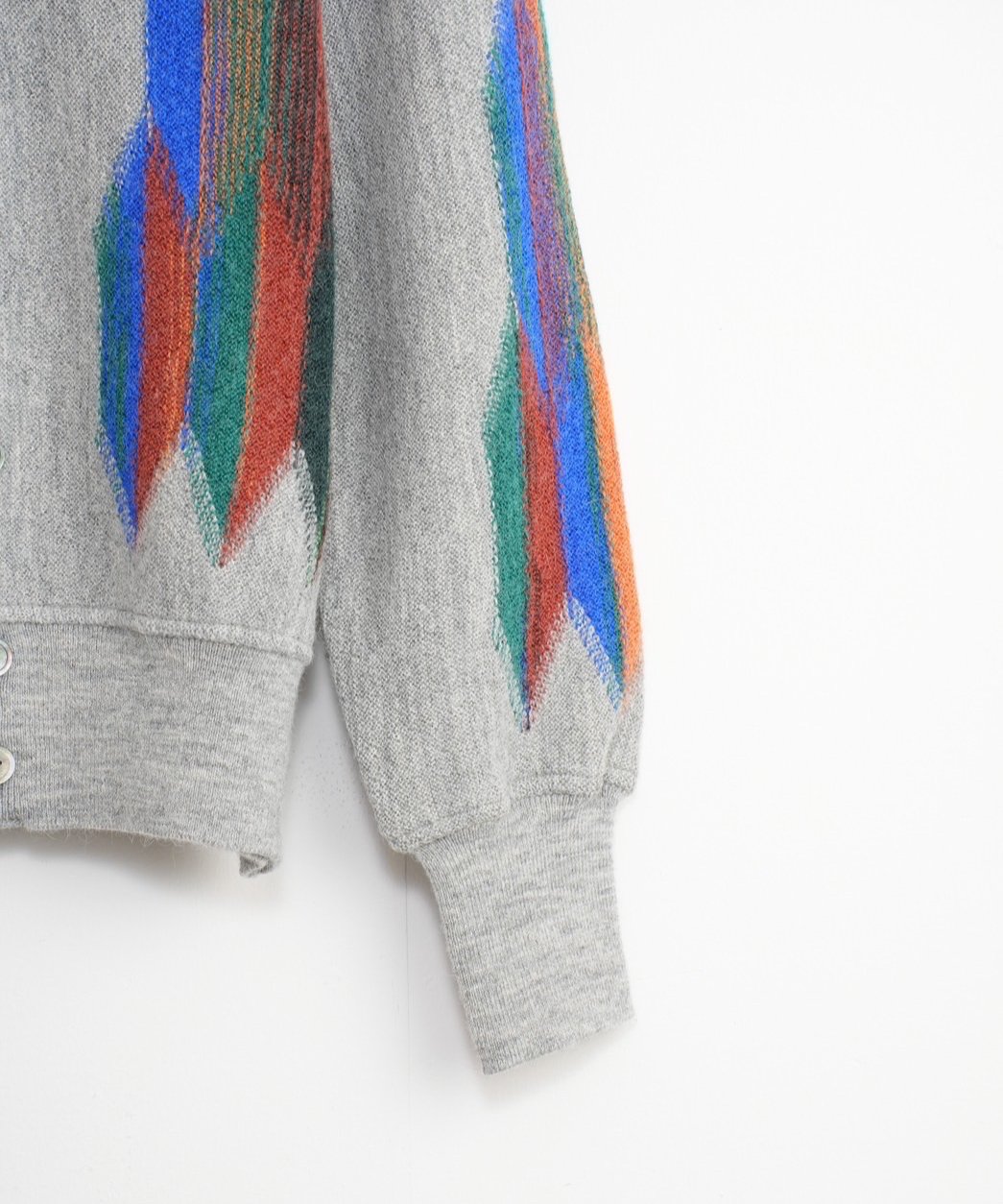 【COOHEM〈men's〉】WOOL ALPACA INTERSIA KNIT C/D_240903002220