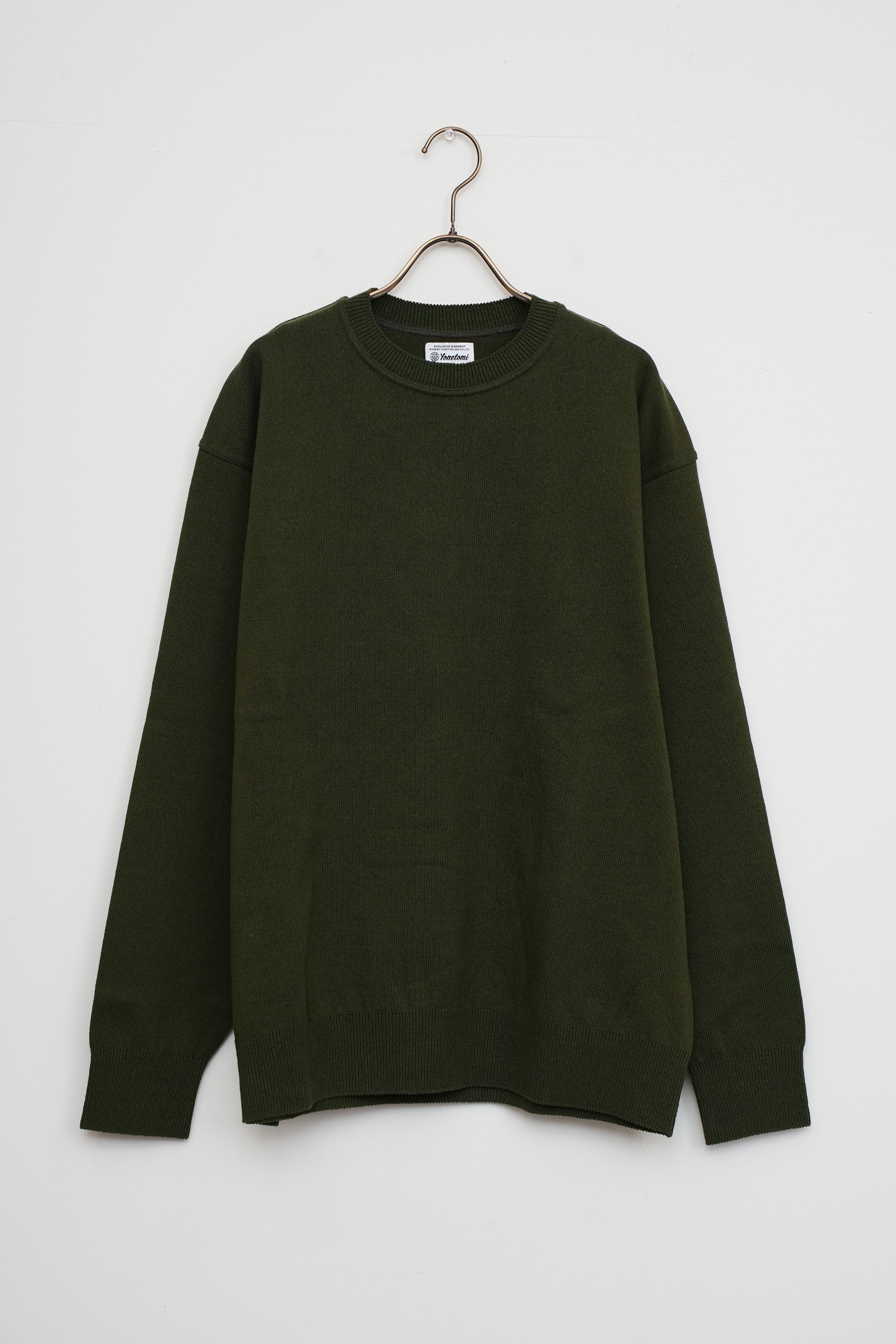 【Yonetomi〈unisex〉】WAVE COTTON KNIT PULLOVER_250802003325