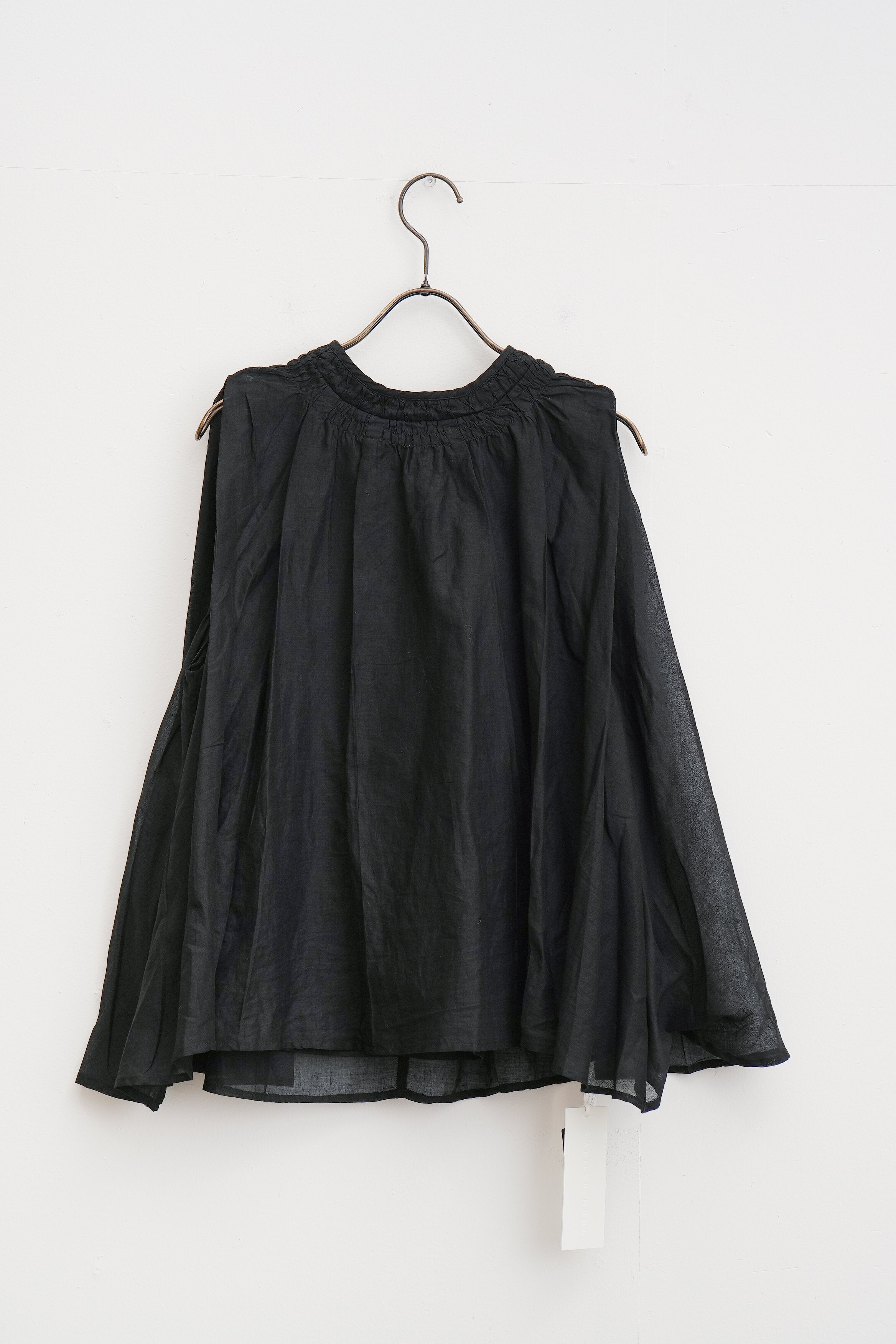 【MARILYN MOON】2WAYタックテクニックシアーコットンフレアブラウス_250522009083