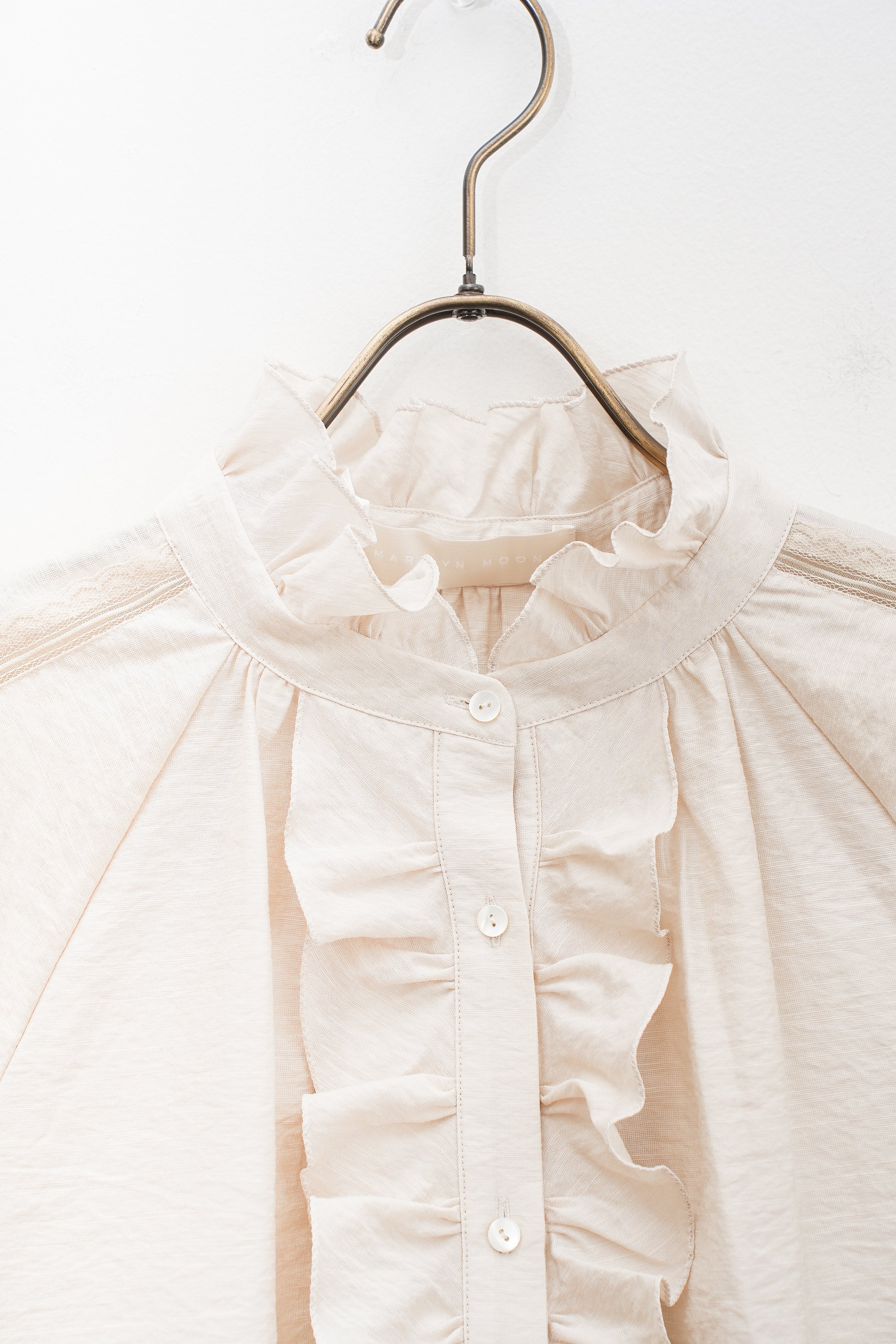 【MARILYN MOON】シアージャボレースブラウス_250802003296