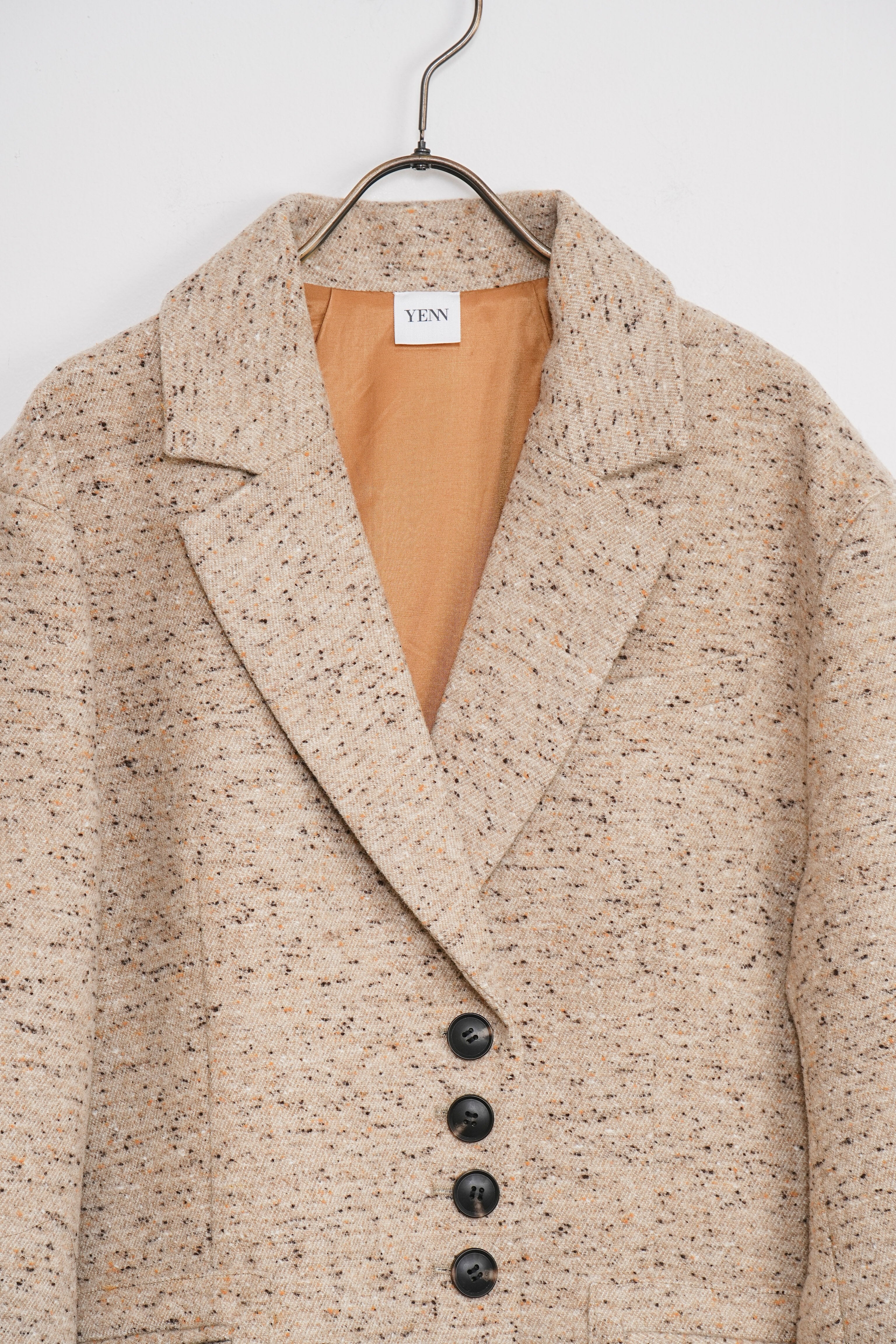 【YENN】WOOL TWEED BLAZER