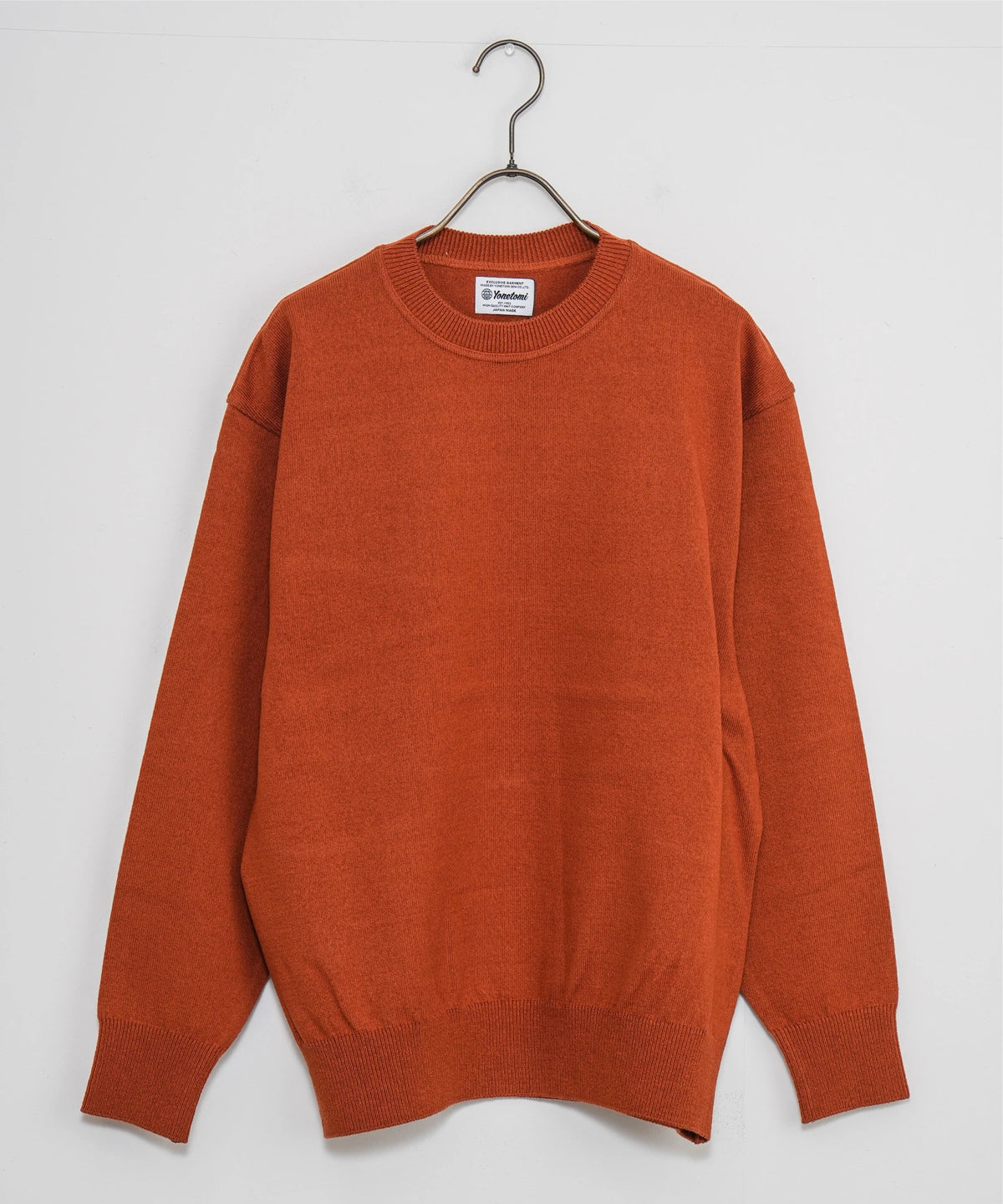 【Yonetomi〈unisex〉】WAVE COTTON KNIT P/O〈SOLID〉_240727009869