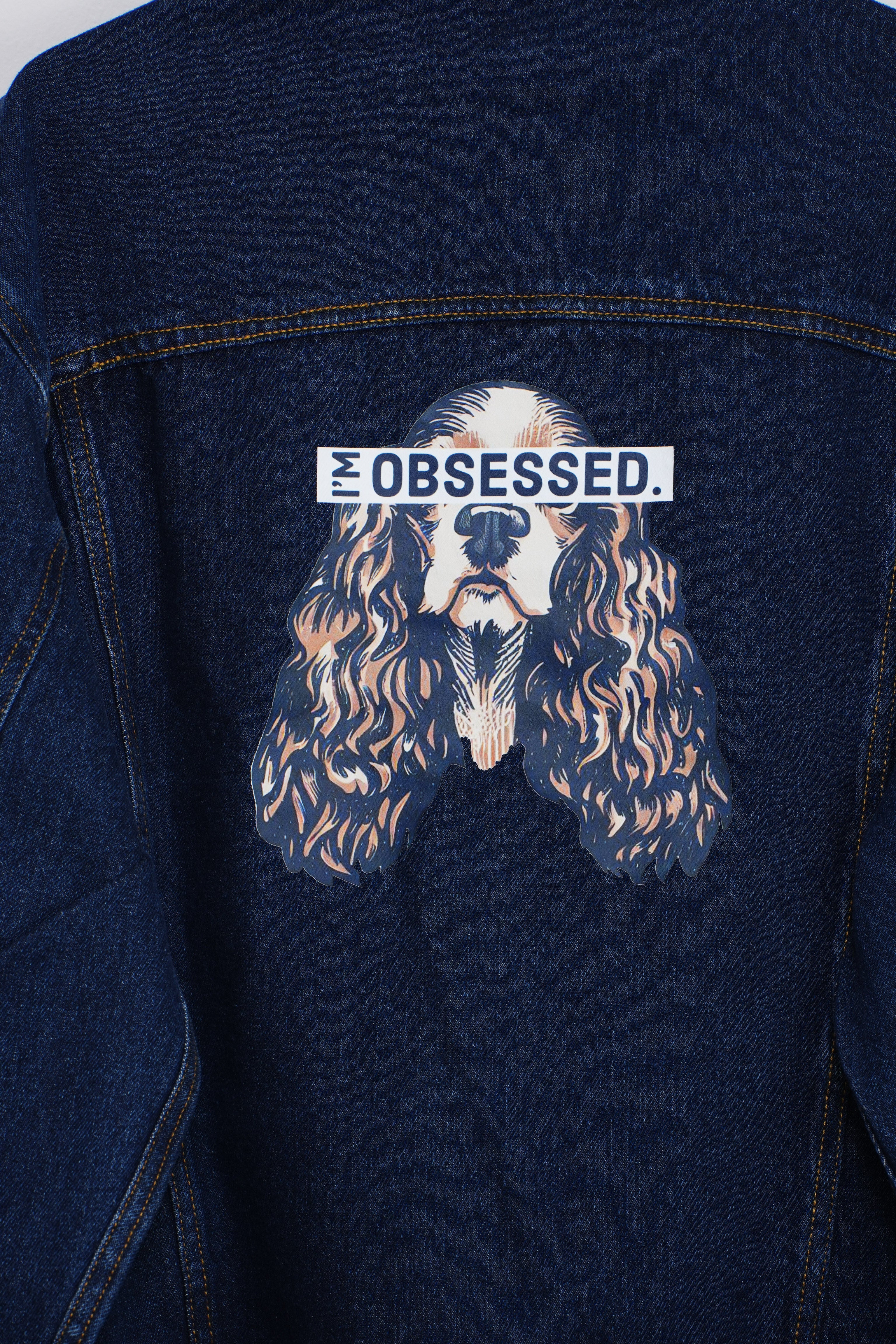 【oryo】I'M OBSESSED バックプリントデニムジャケット_230928007893