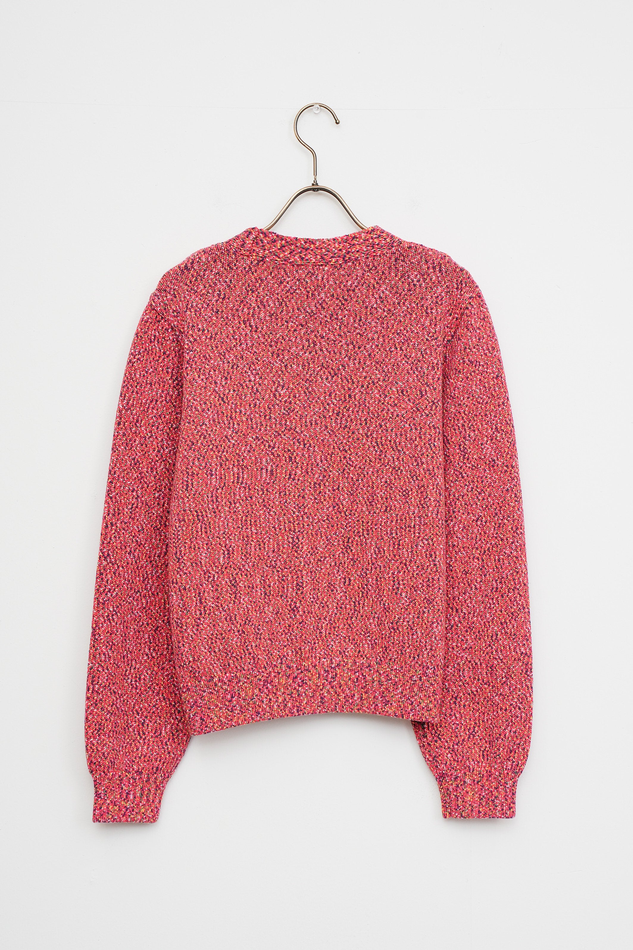 【COOHEM〈women's〉】FLECKED COTTON KNIT CARDIGAN_250802003313