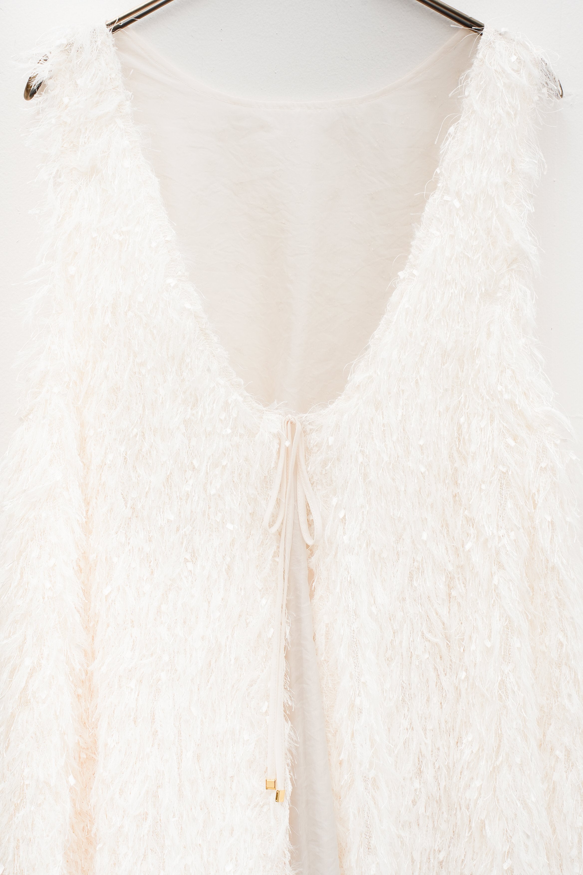 【Mewl】ふわふわジャガードチュニックベスト_250809003686