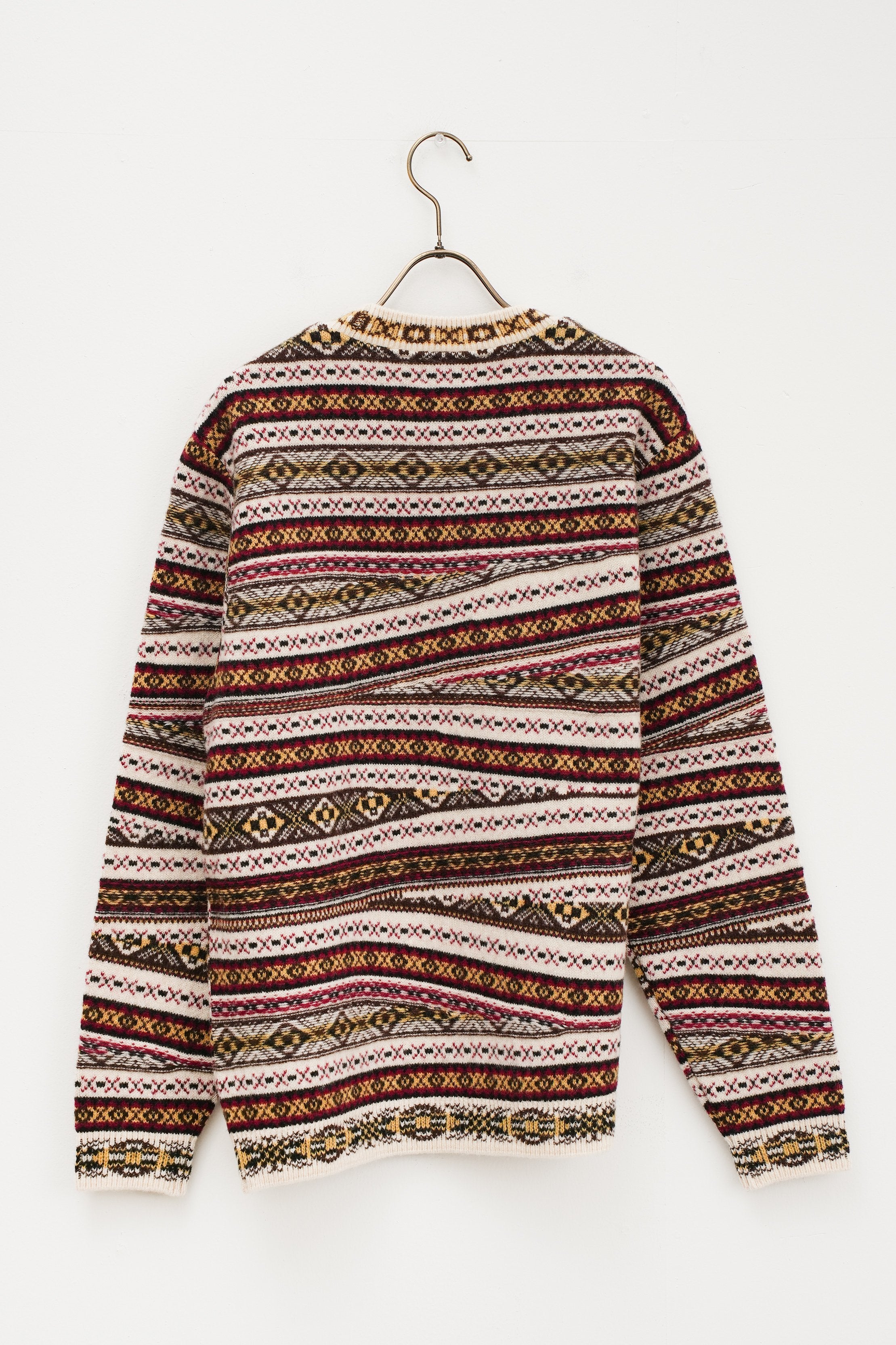 【COOHEM〈men's〉】CRAZY FAIR ISLE KNIT PULLOVER_250828004519